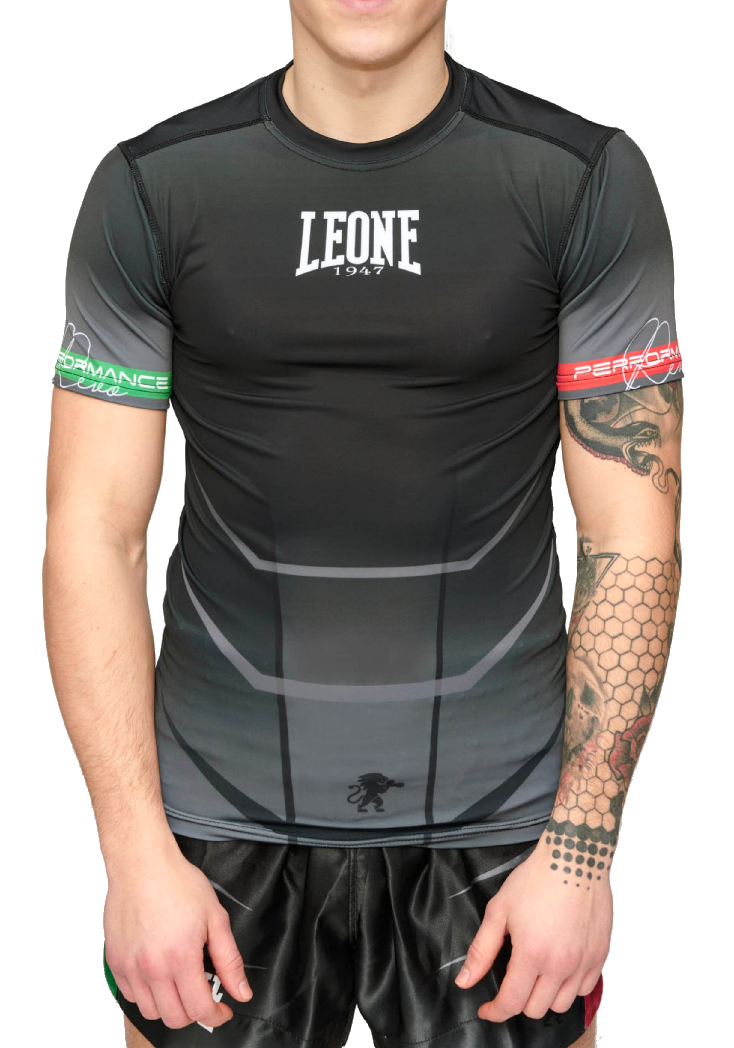 T-SHIRT E CANOTTE Nero/verde Leone
