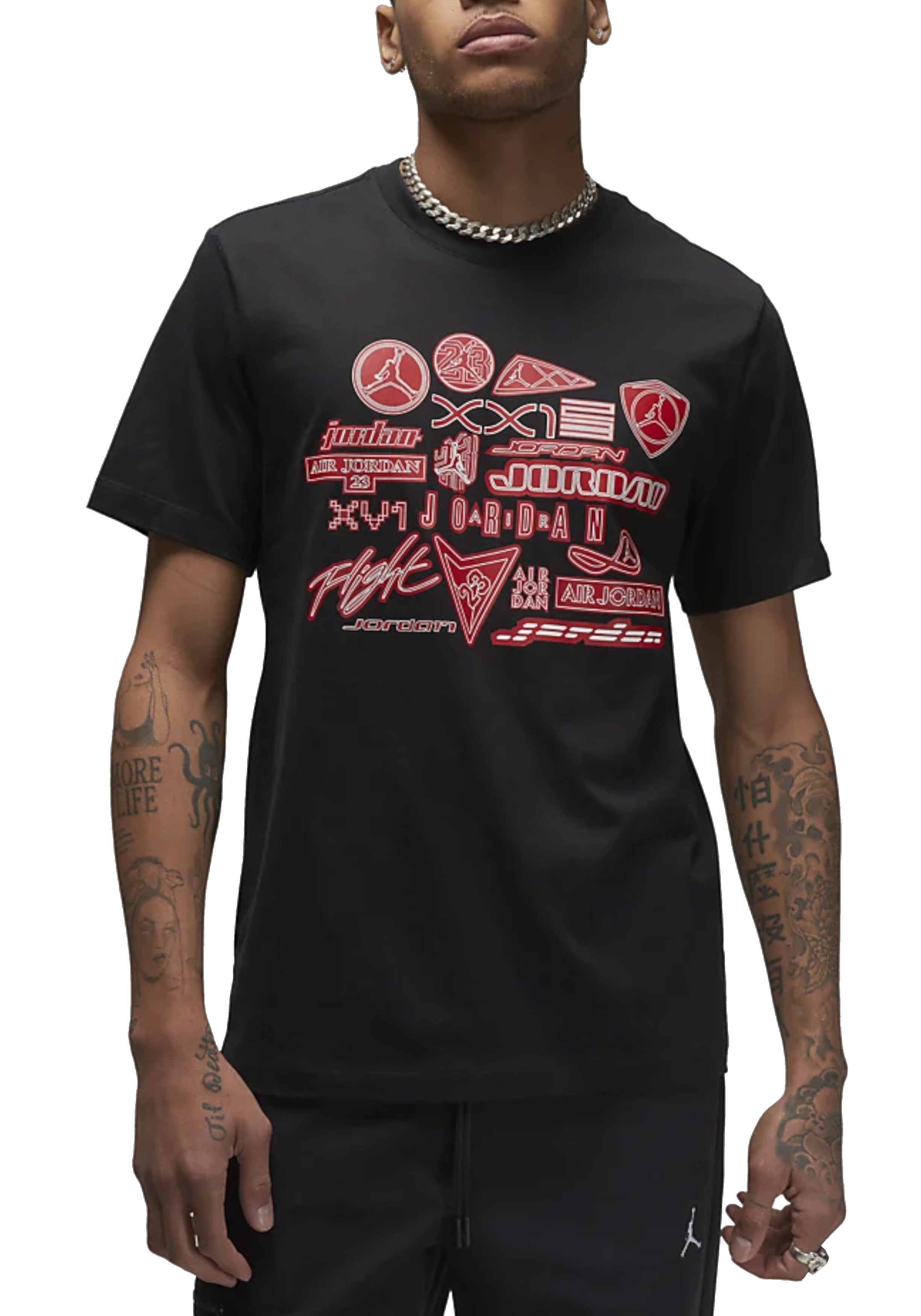 T-SHIRT E CANOTTE Nero/rosso Nike