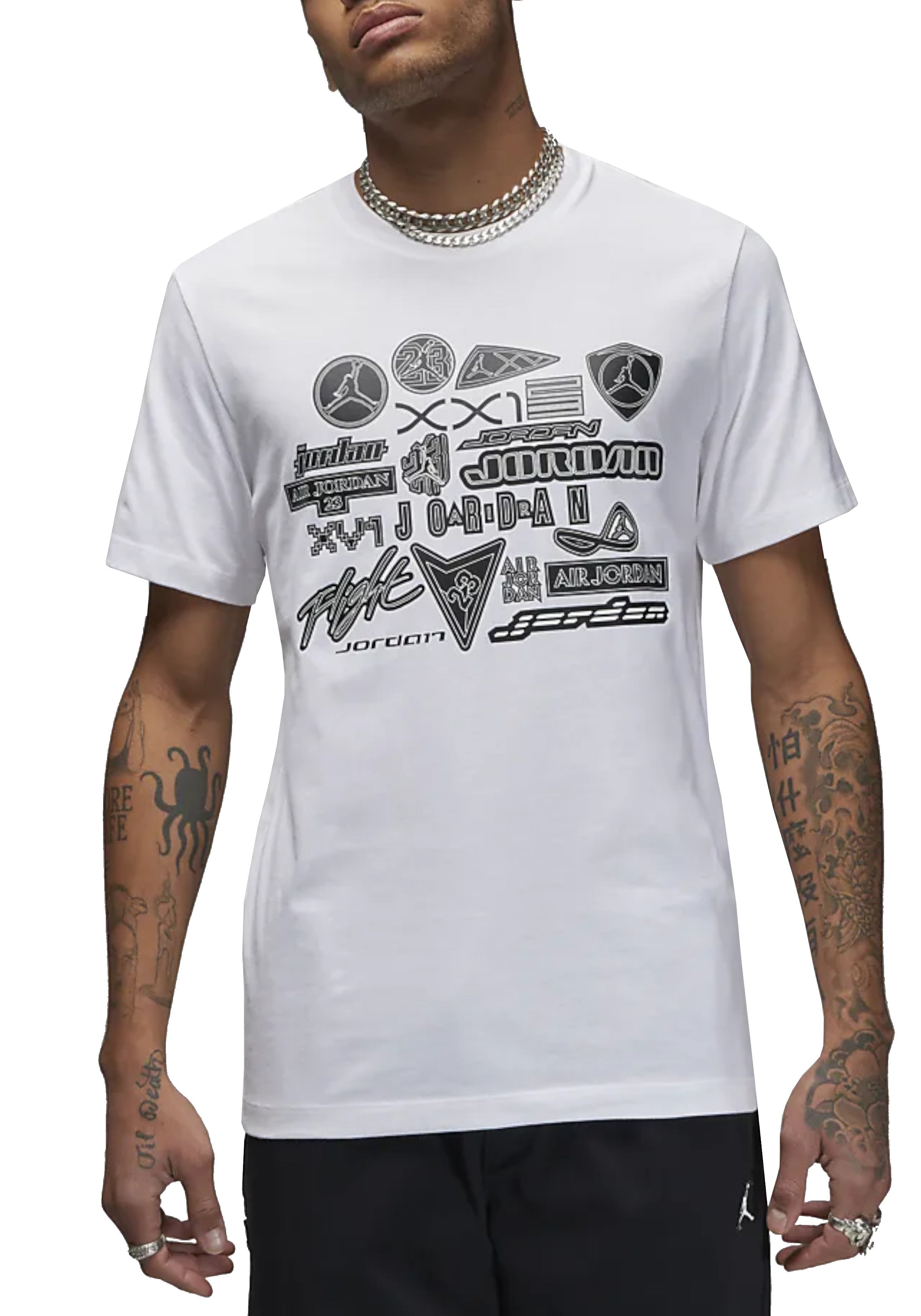 T-SHIRT E CANOTTE Bianco/nero Nike