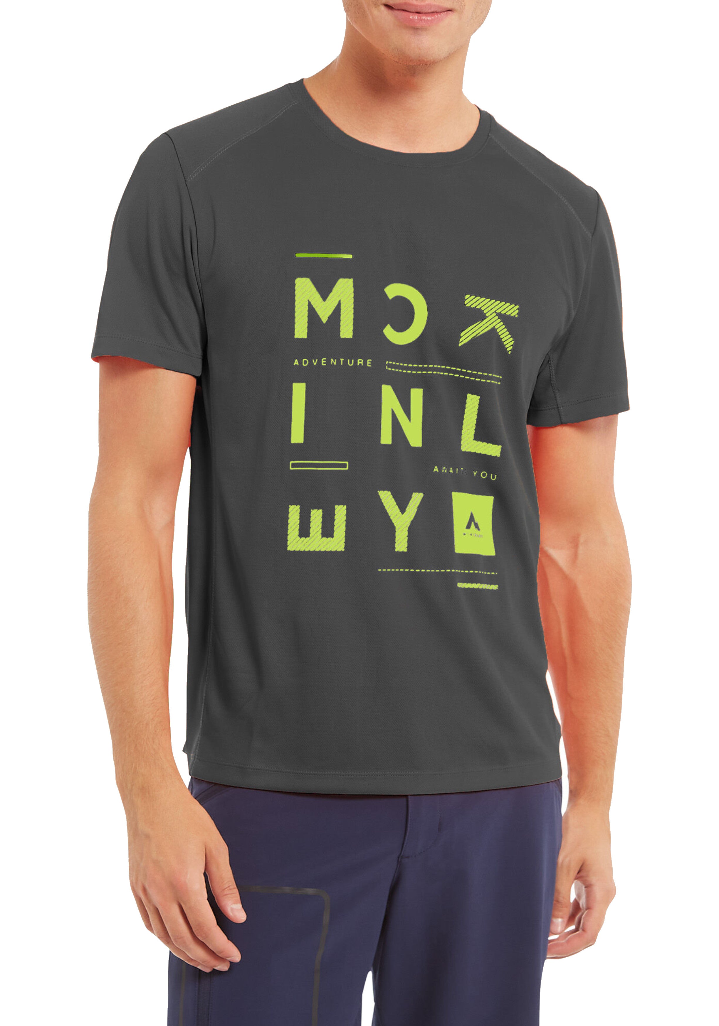 T-SHIRT E CANOTTE Antracite Mckinley