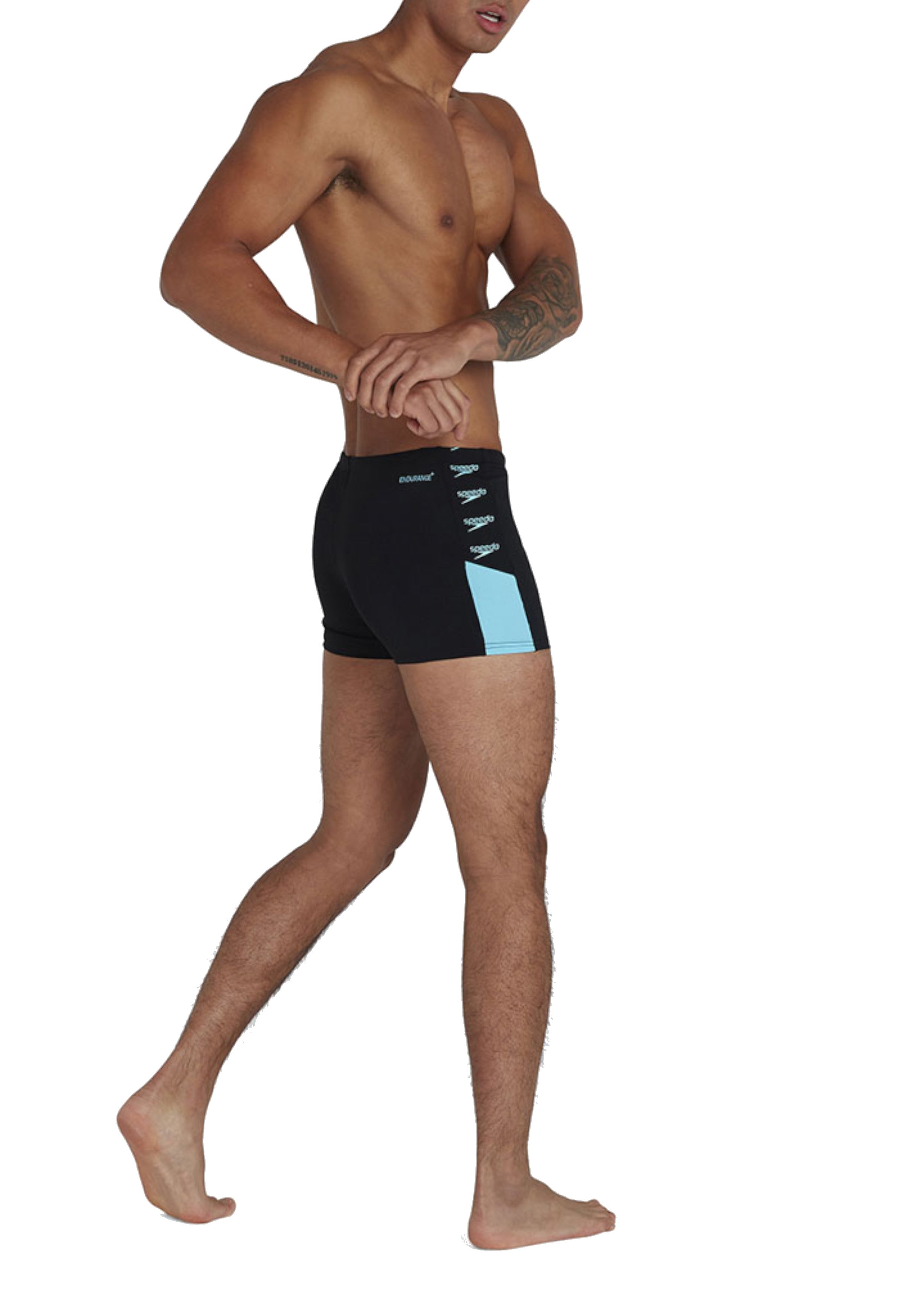 COSTUMI Nero/turchese Speedo