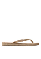CIABATTE-INFRADITO Beige/oro Ipanema