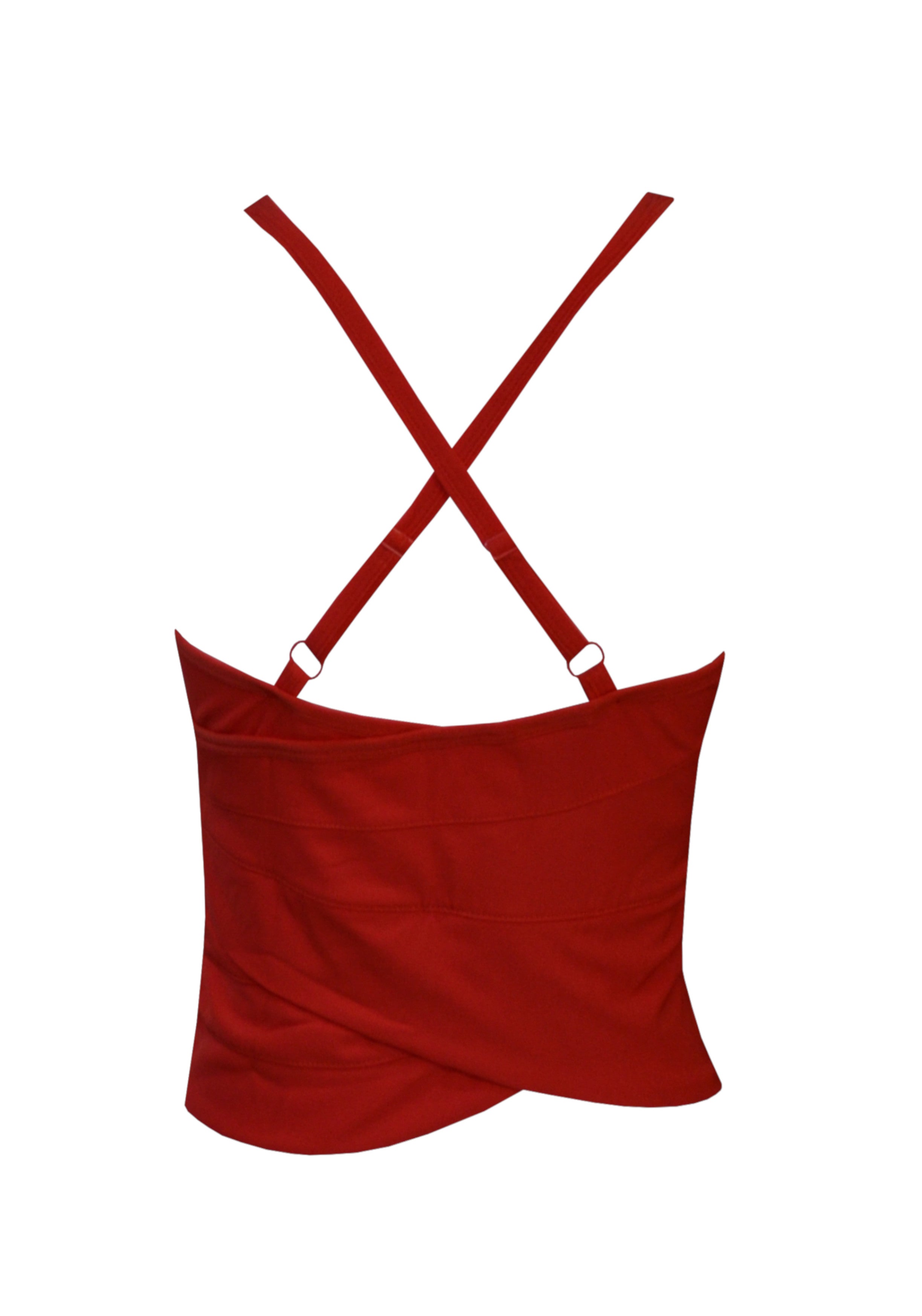 TOP PALESTRA Rosso Nike