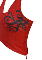 TOP PALESTRA Rosso Nike