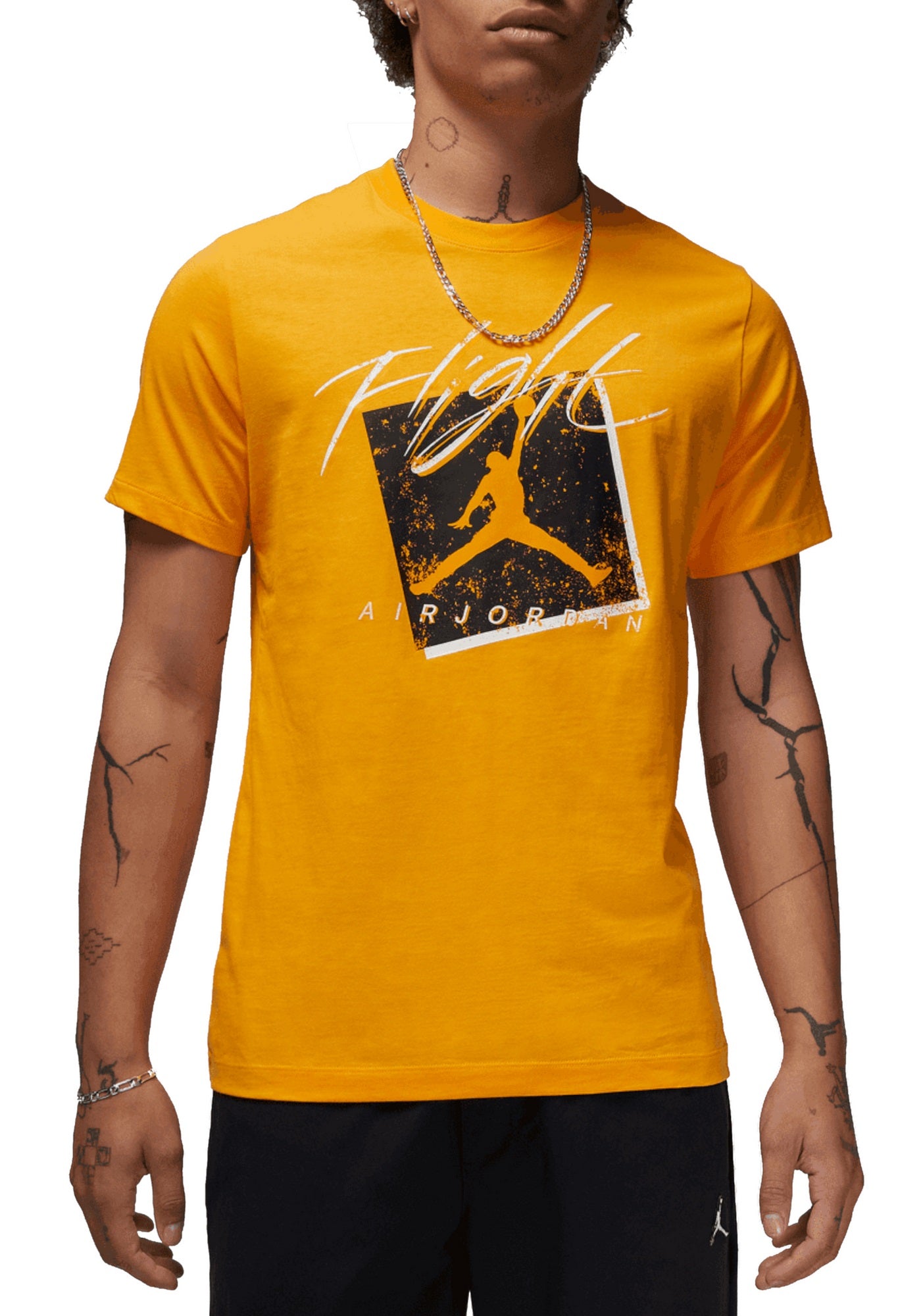 T-SHIRT E CANOTTE Arancio/nero Nike