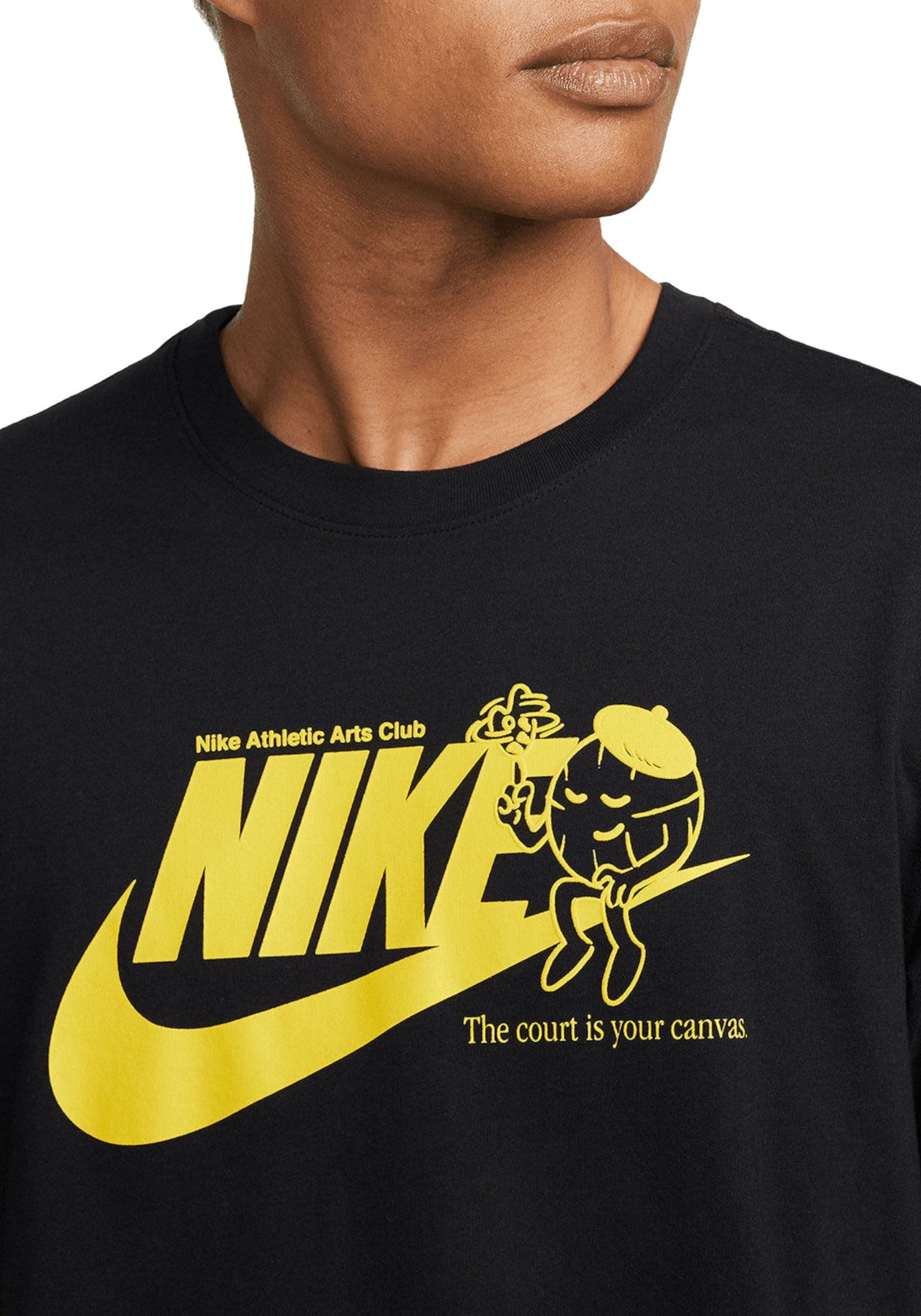 T-SHIRT E CANOTTE Nero/giallo Nike