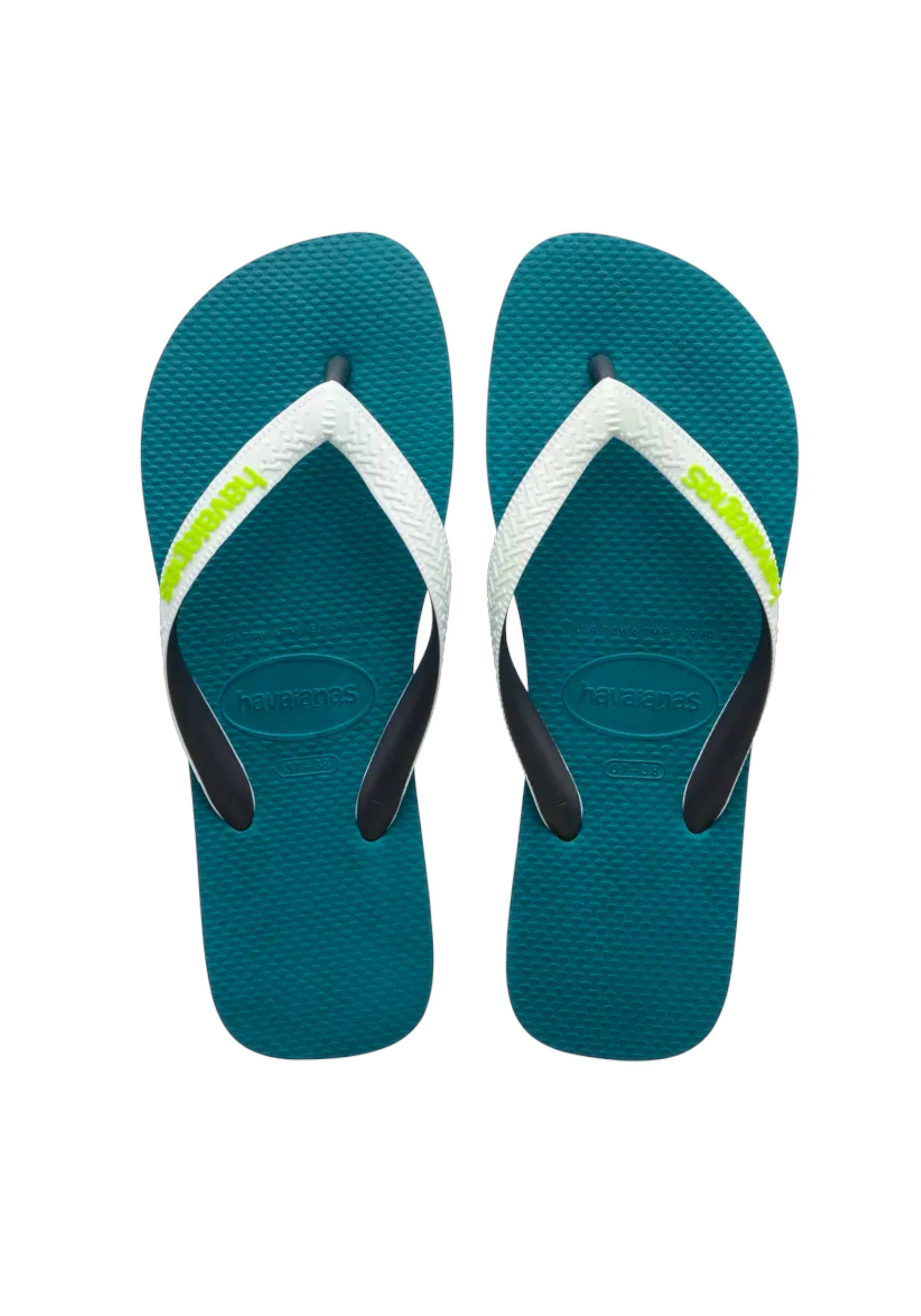 CIABATTE-INFRADITO Verde/bianco Havaianas