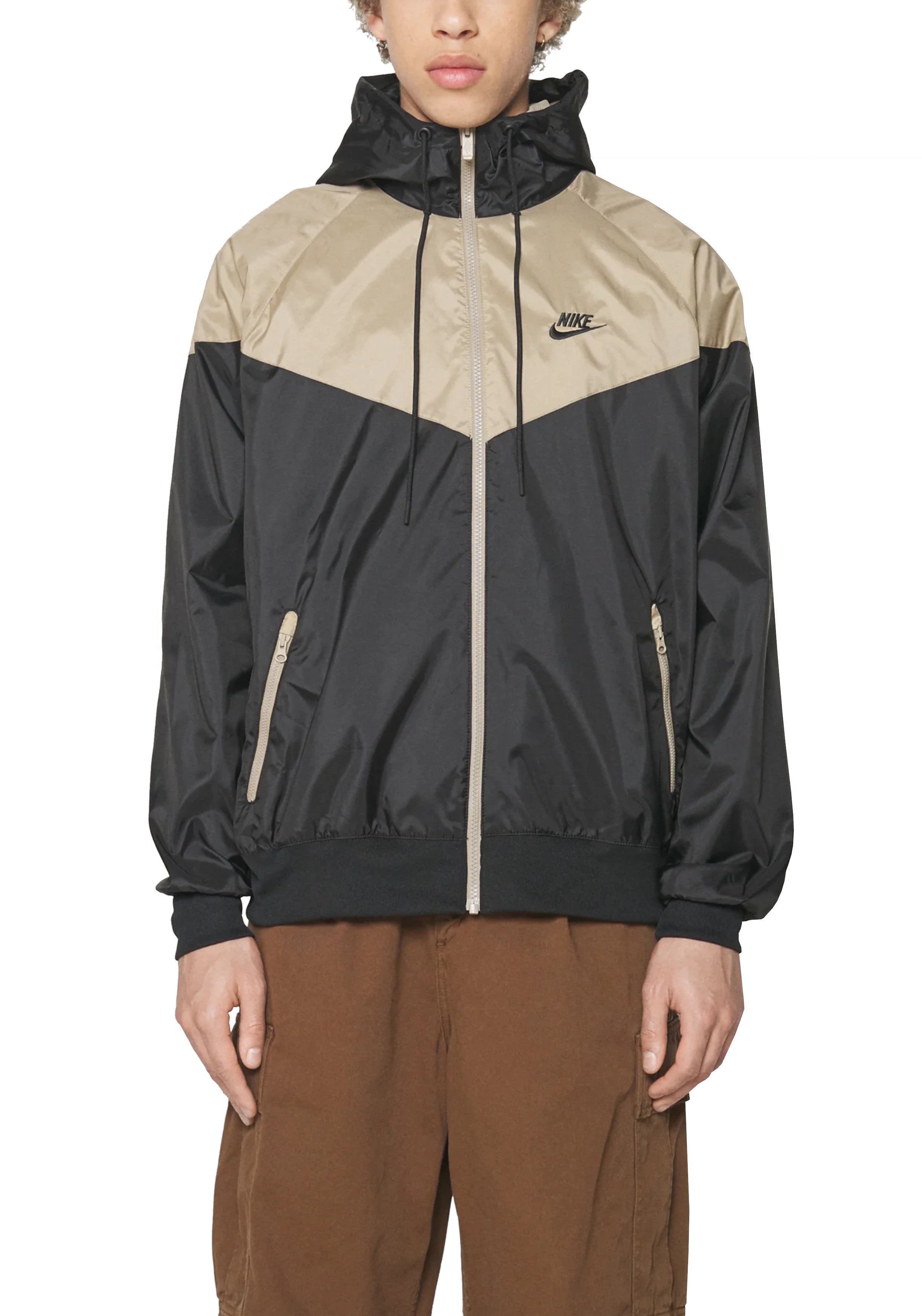 GIUBBINI E GIACCHE Nero/beige Nike