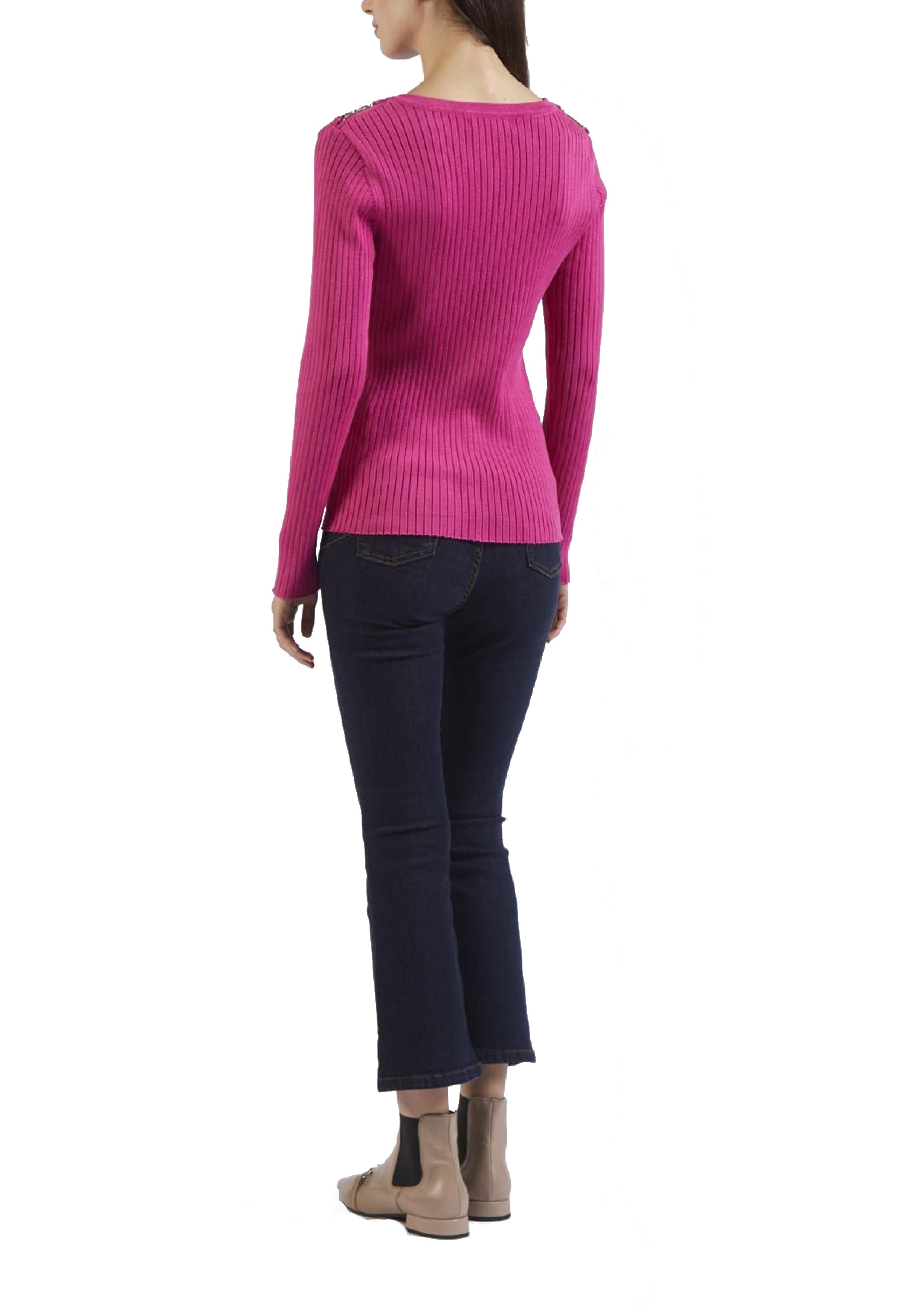 MAGLIONI E POLO Fucsia Cafenoir