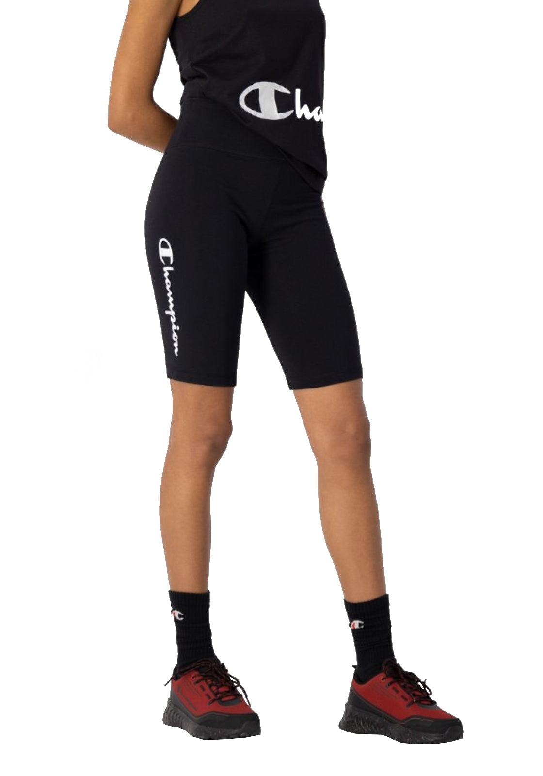 PANTALONCINI Nero/bianco Champion