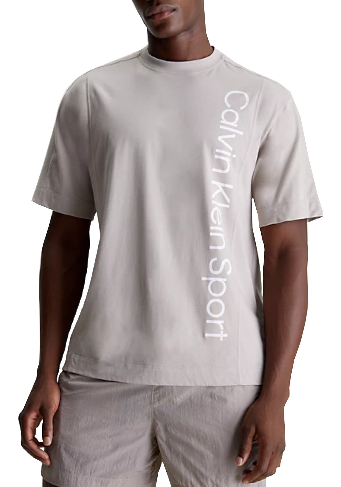 T-SHIRT E CANOTTE Beige Calvin Klein