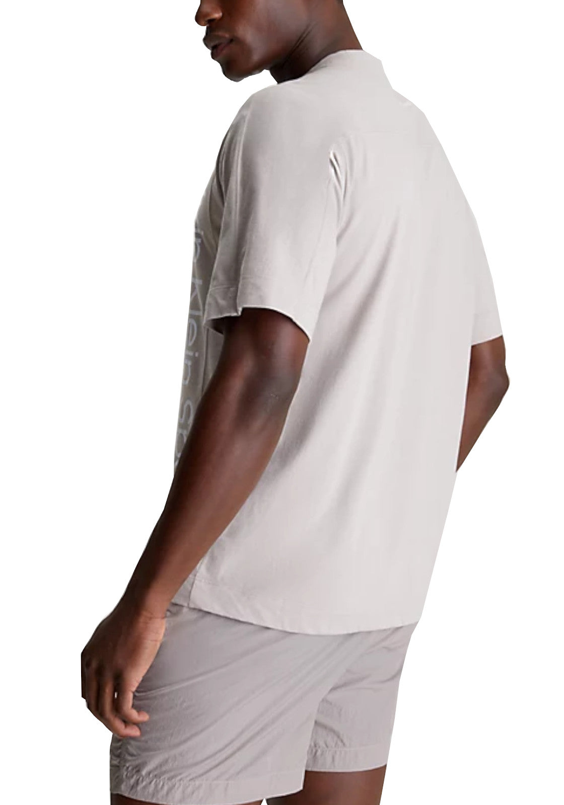 T-SHIRT E CANOTTE Beige Calvin Klein