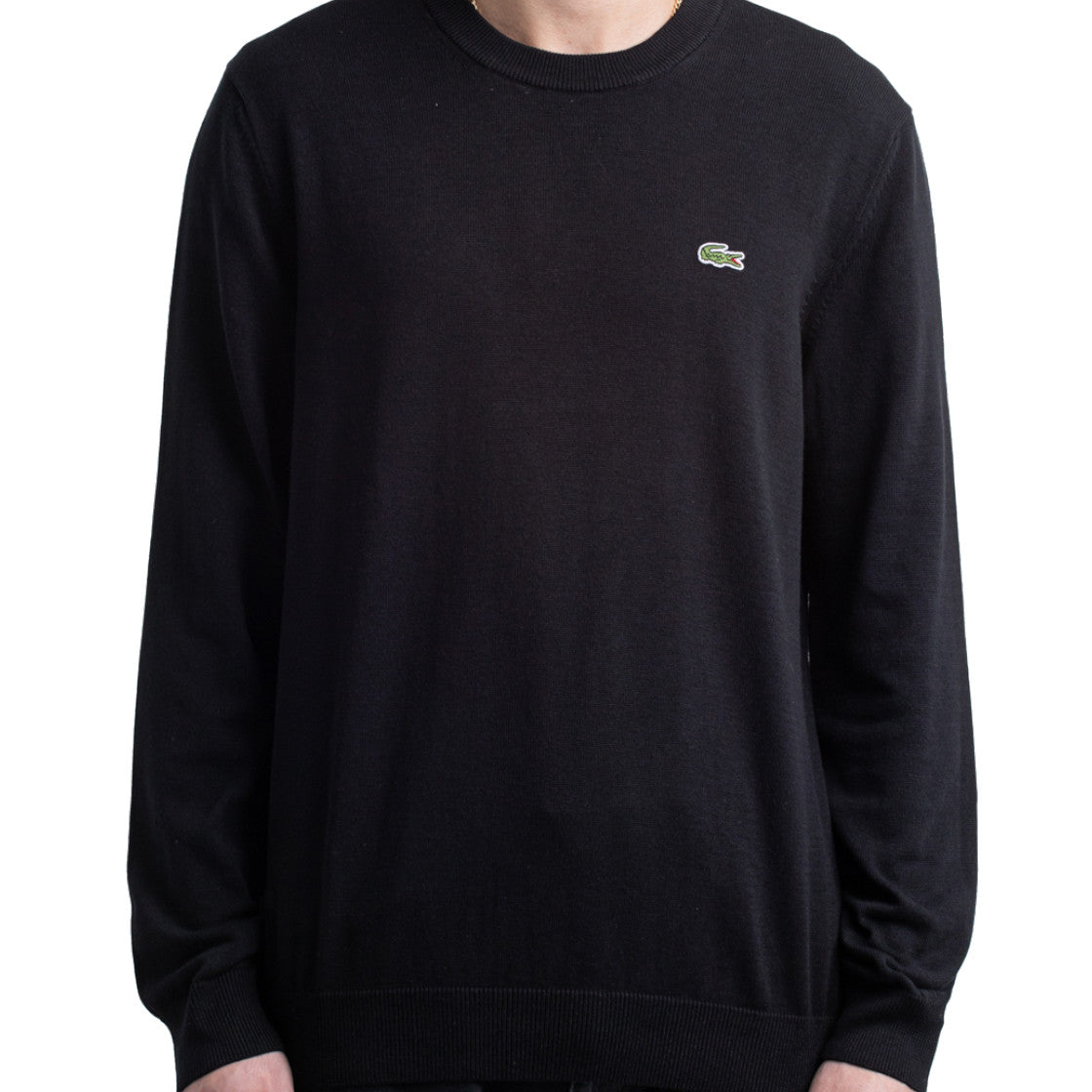 MAGLIONI E POLO Nero Lacoste