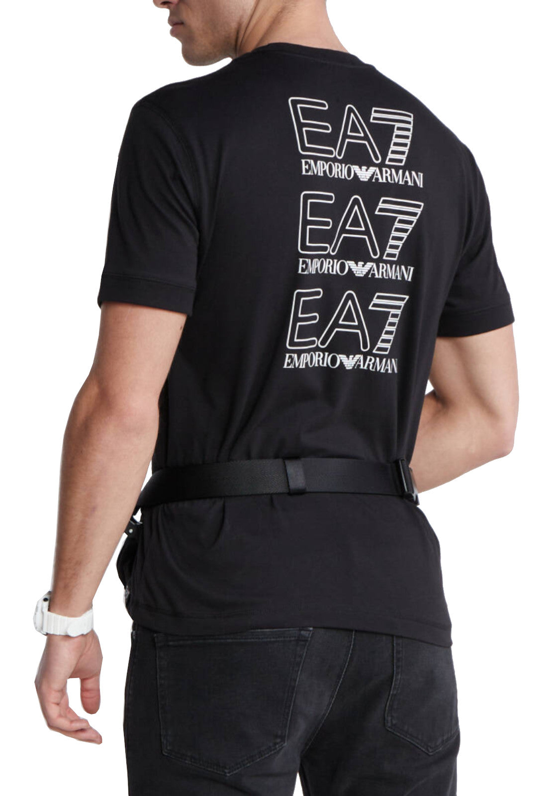 T-SHIRT E CANOTTE Nero/bianco Ea7