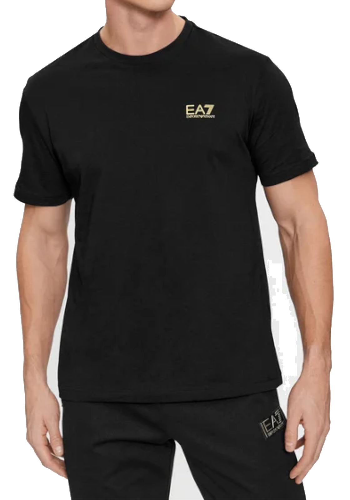 T-SHIRT E CANOTTE Nero/oro Ea7