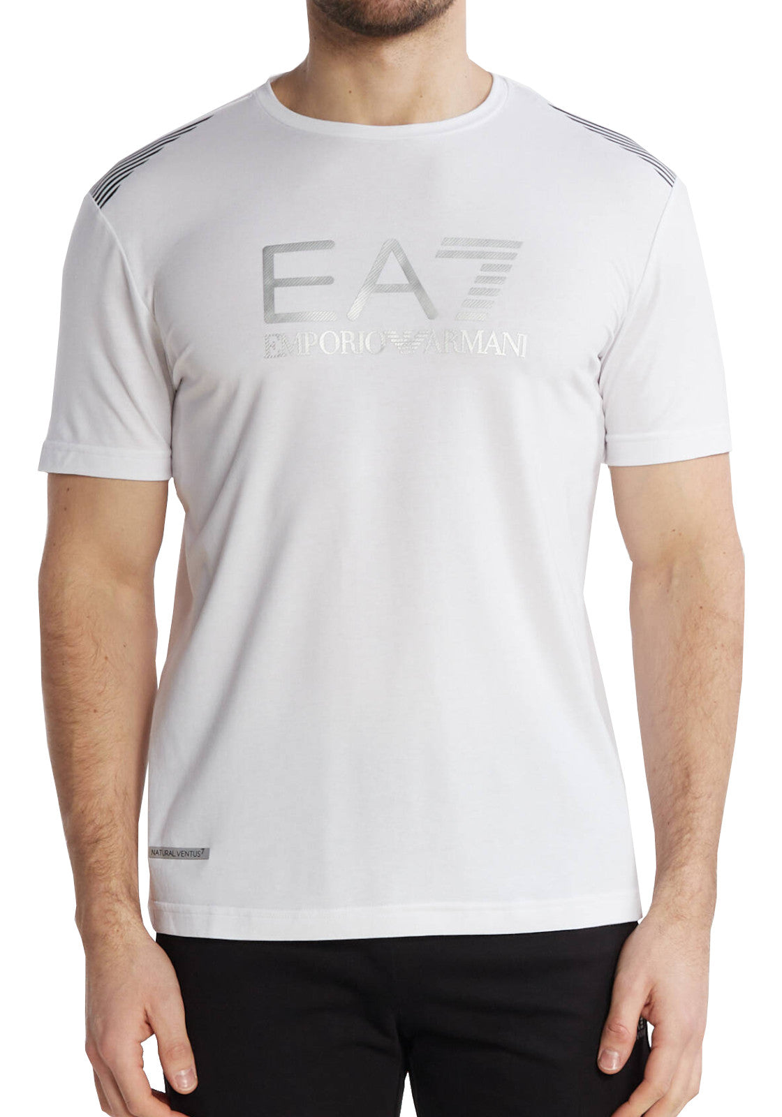 T-SHIRT E CANOTTE Bianco/nero Ea7