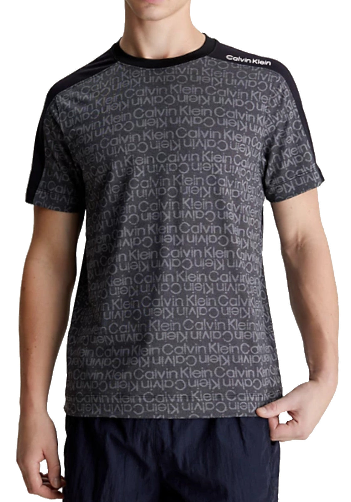 T-SHIRT E CANOTTE Nero/grigio Calvin Klein