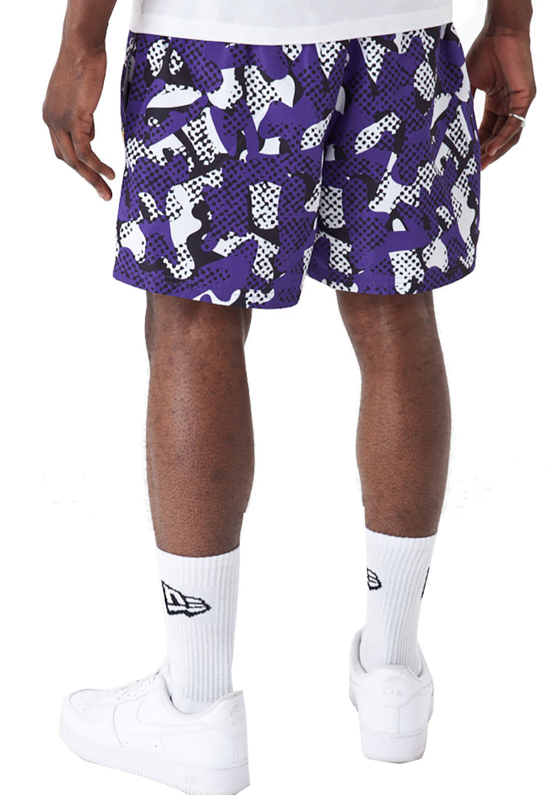 PANTALONCINI Viola/bianco New Era