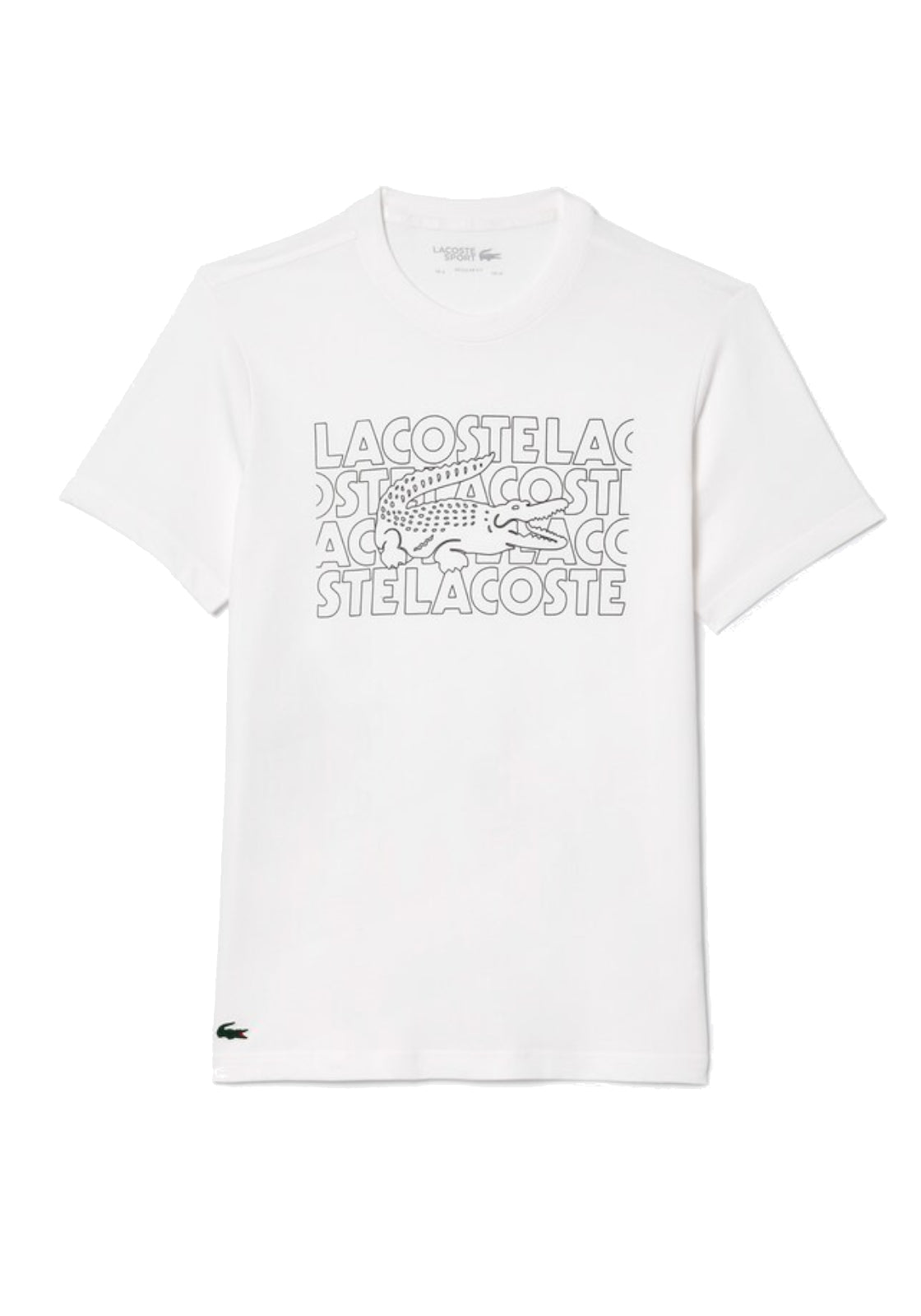 T-SHIRT E CANOTTE Bianco/nero Lacoste
