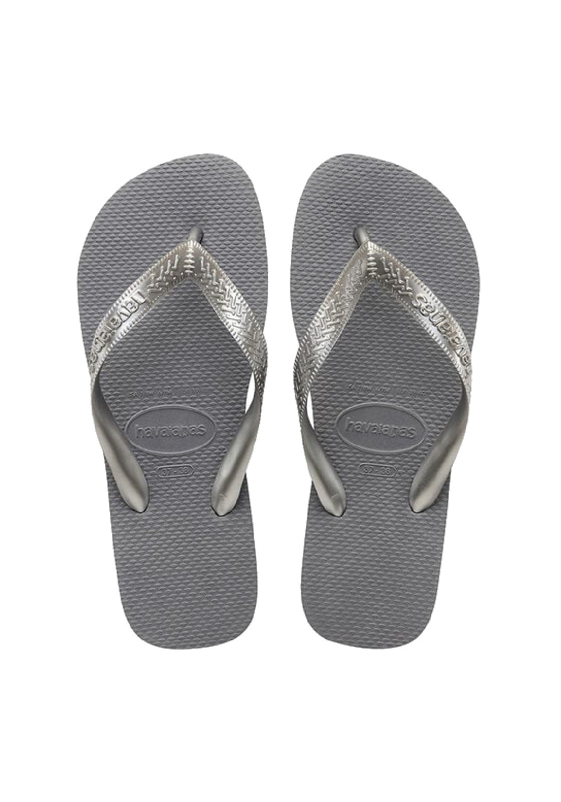 CIABATTE-INFRADITO Argento Havaianas