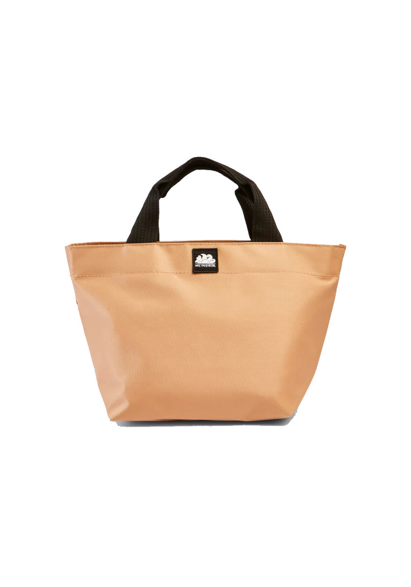 Borsa Shopping Mini SUNDEK Verde - Doppio Manico, Zip, Tasca Interna, Poliammide - Foto 4