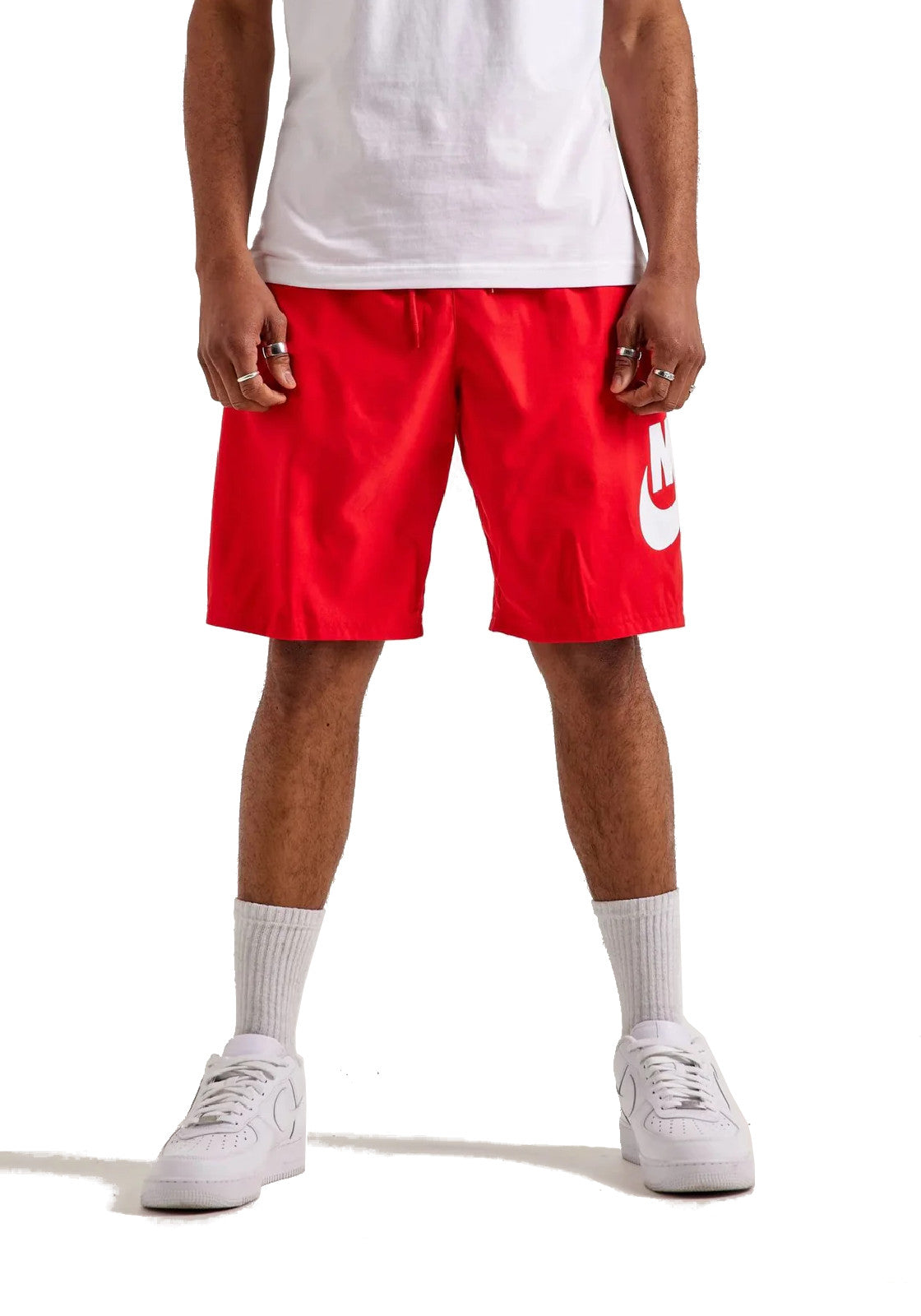 PANTALONCINI Rosso/bianco Nike
