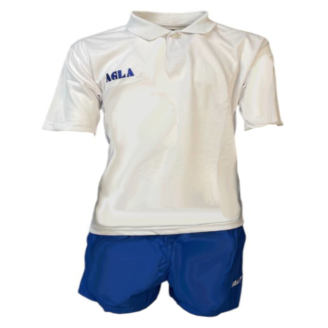 CALCIO Bianco/azzurro Agla