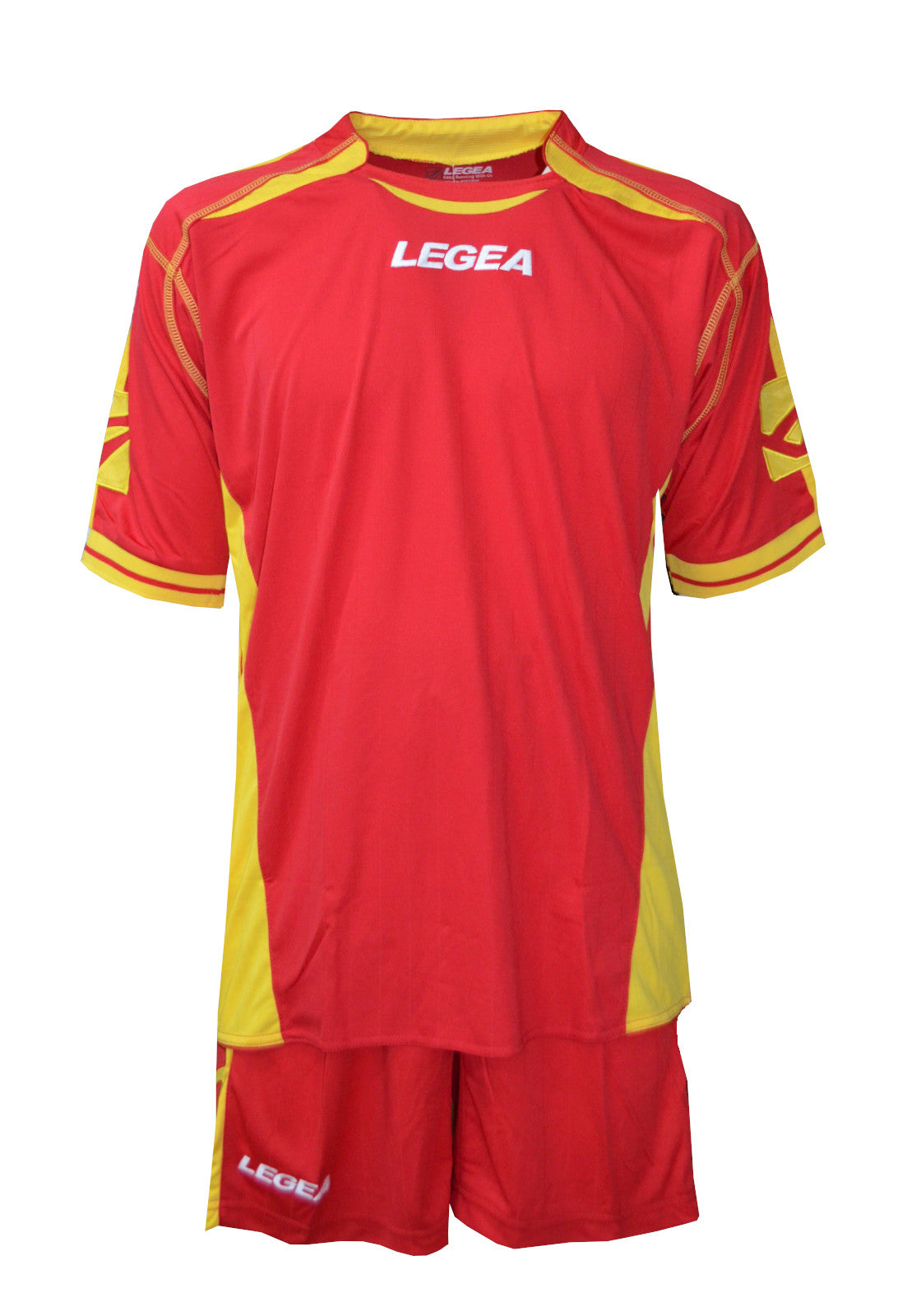 CALCIO Rosso/giallo Legea