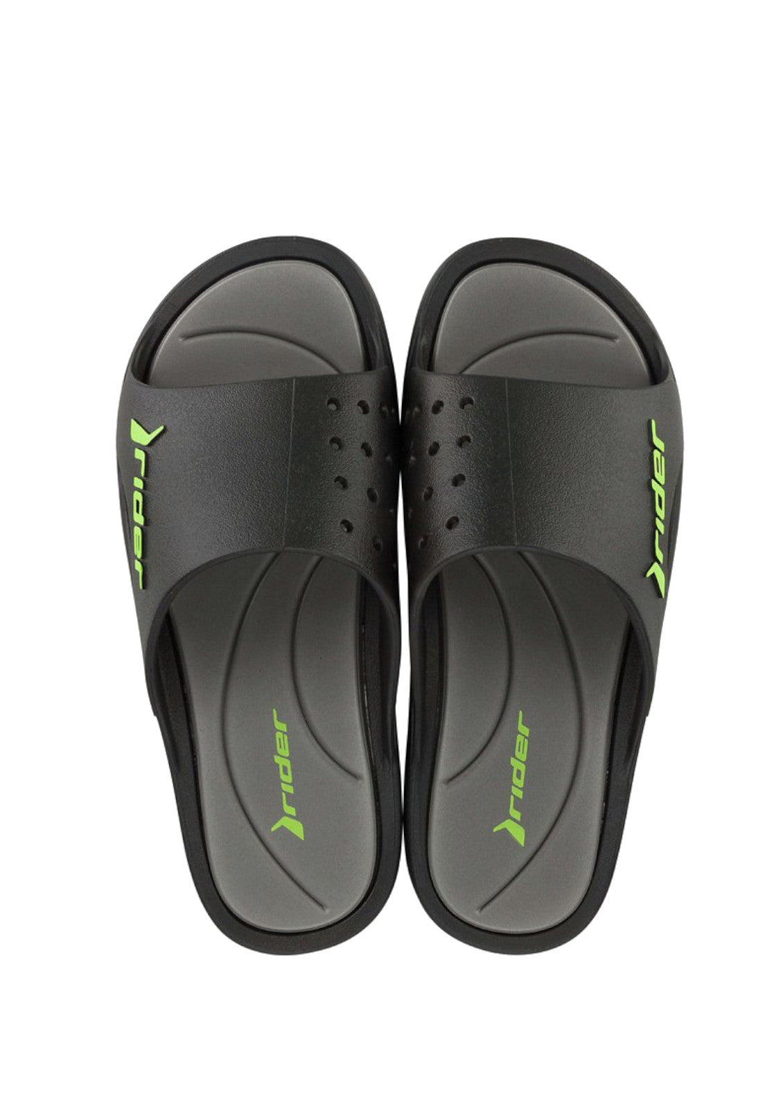 CIABATTE-INFRADITO Nero/grigio Rider