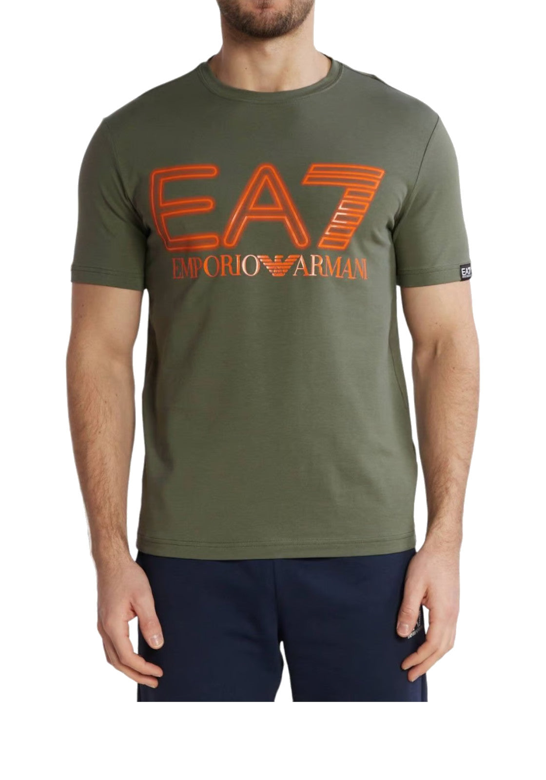 T-SHIRT E CANOTTE Verde/arancio Ea7