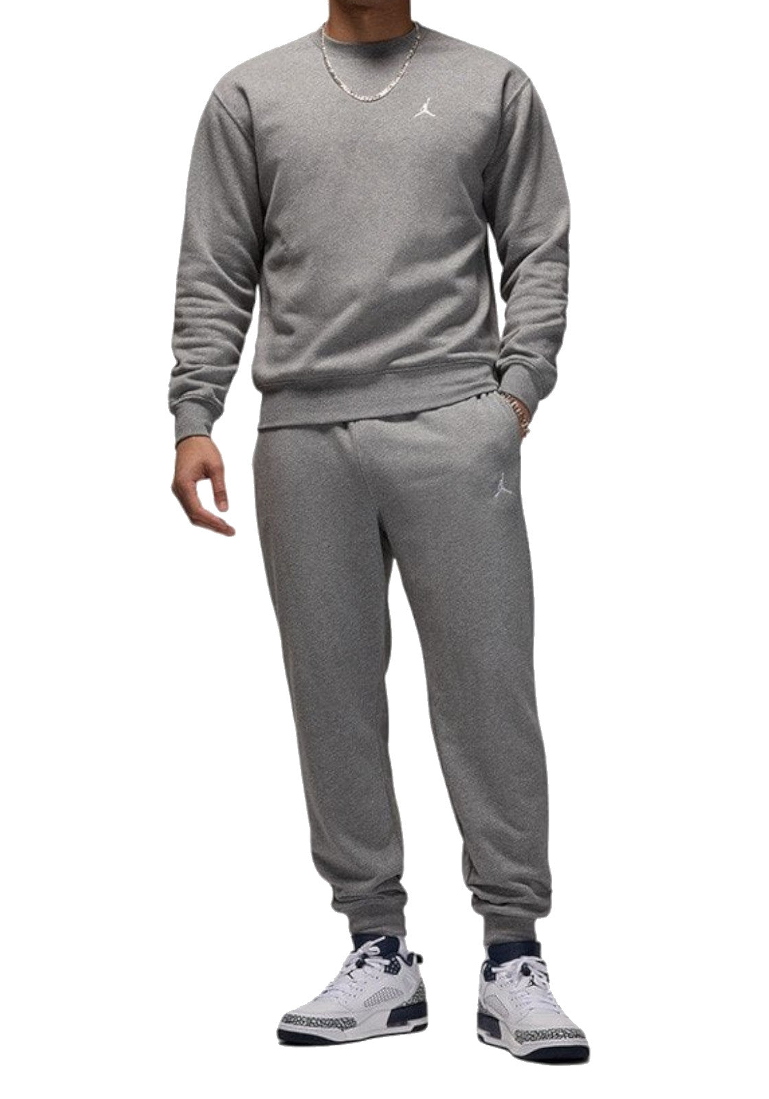 FELPE Grigio Melange Nike