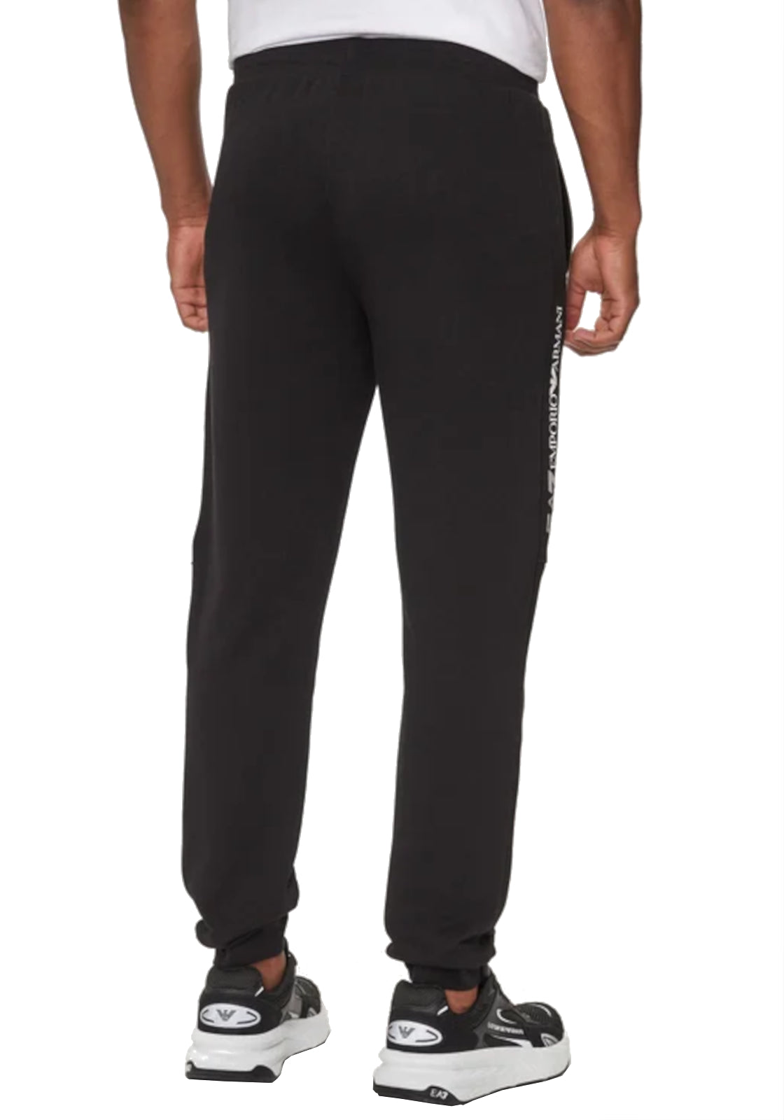 PANTALONI Nero/bianco Ea7