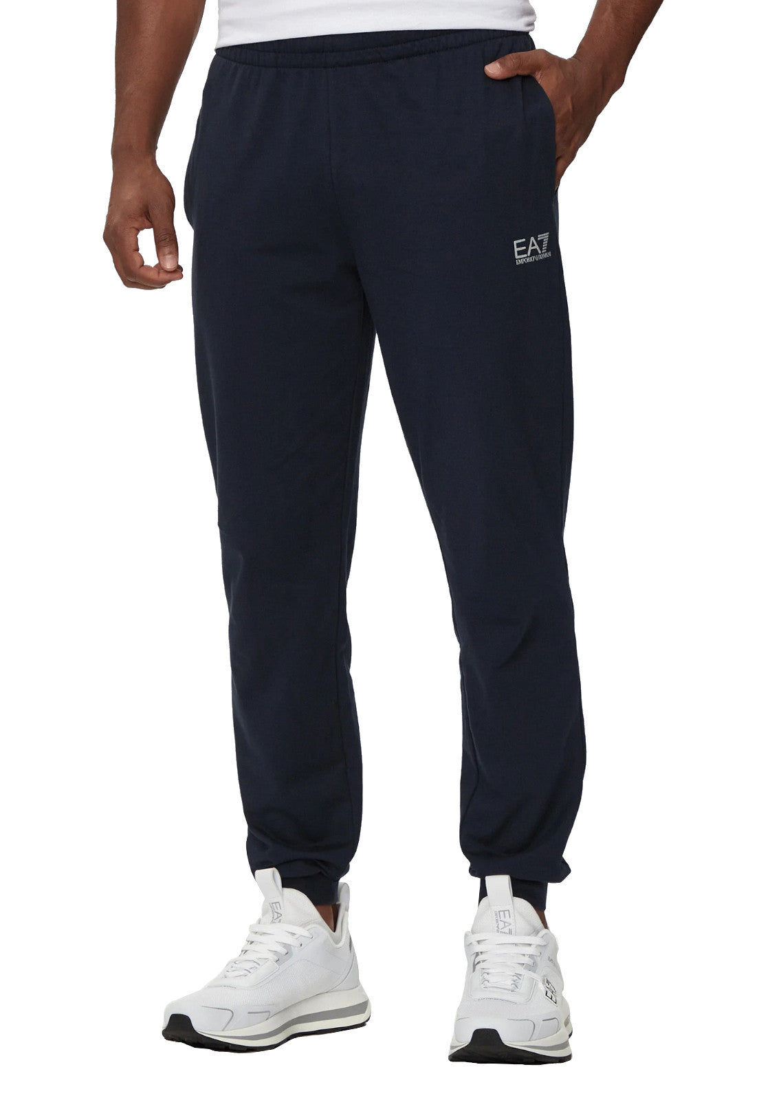 PANTALONI Blu/bianco Ea7