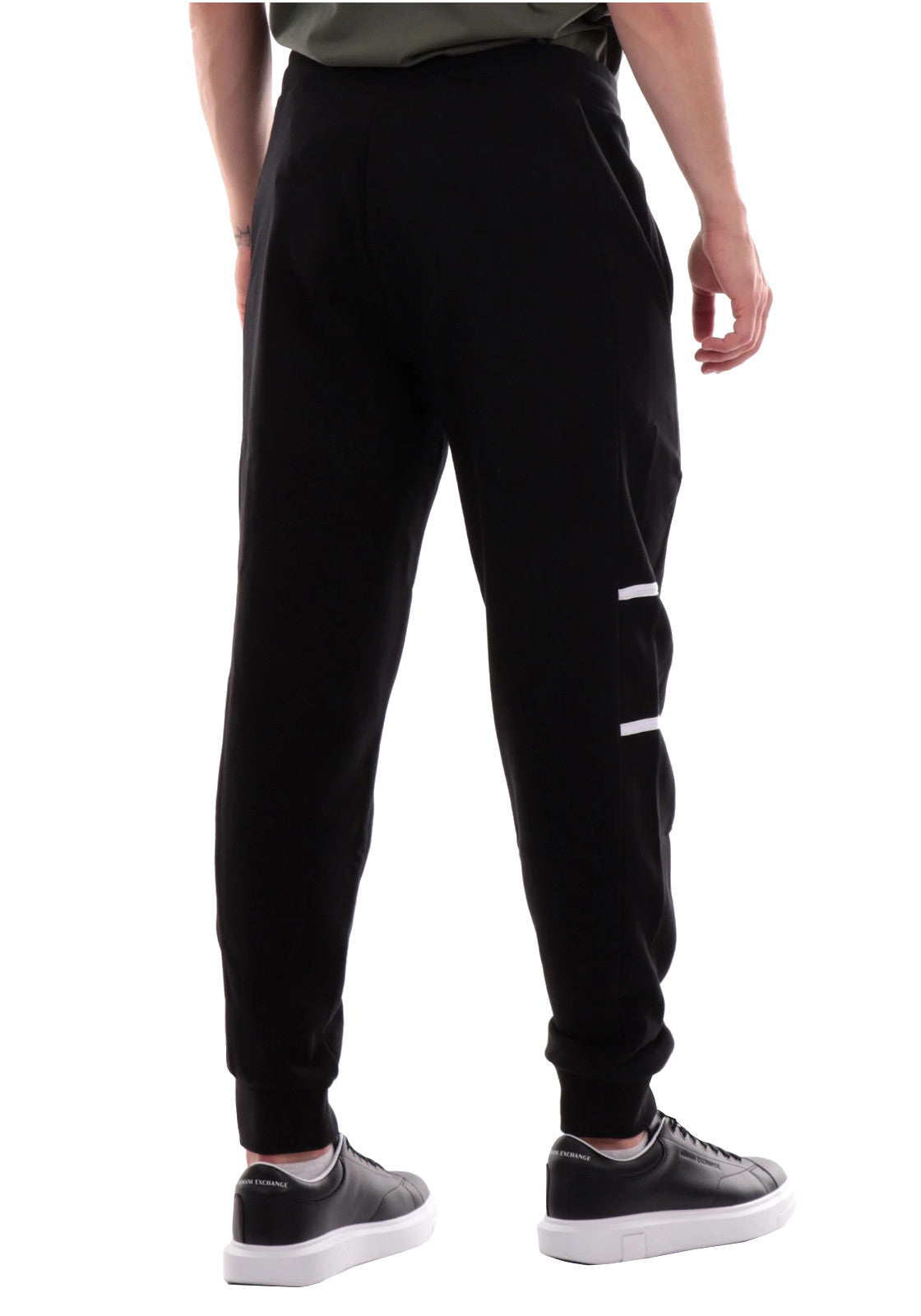 PANTALONI Nero/bianco Ea7