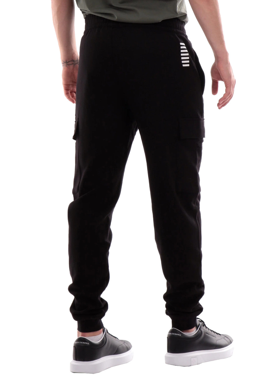 PANTALONI Nero/bianco Ea7