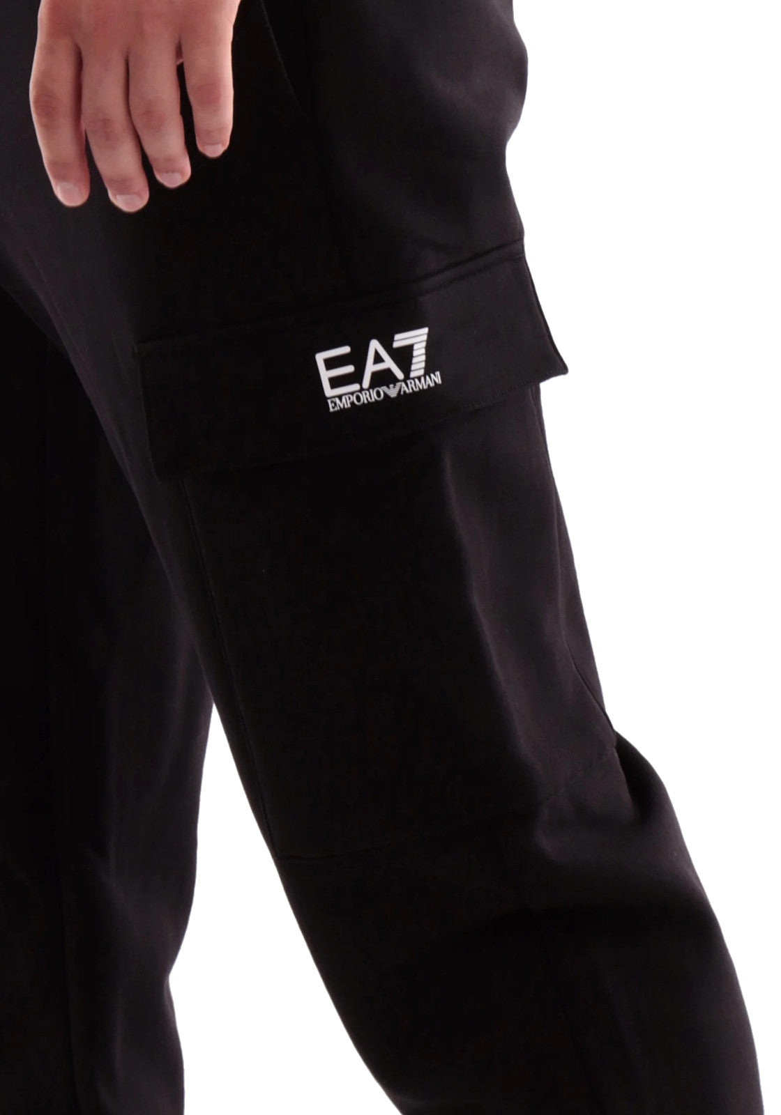 PANTALONI Nero/bianco Ea7