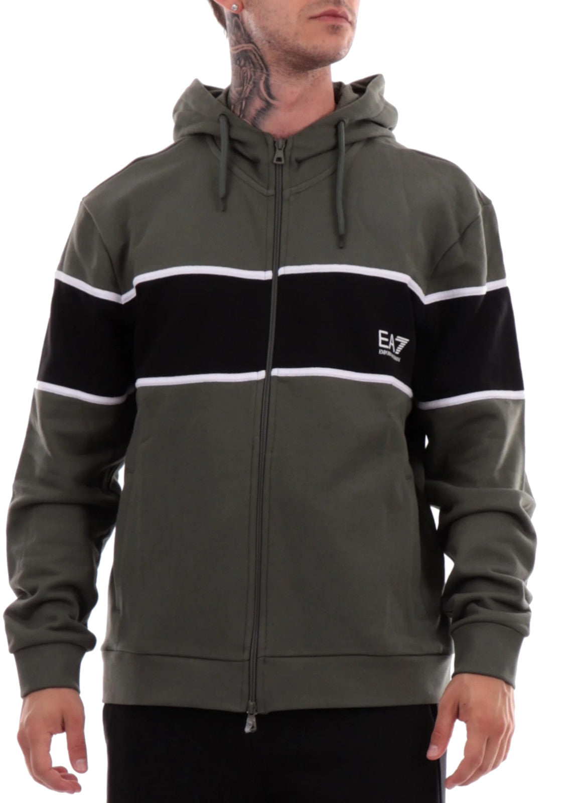 FELPE Verde/nero Ea7
