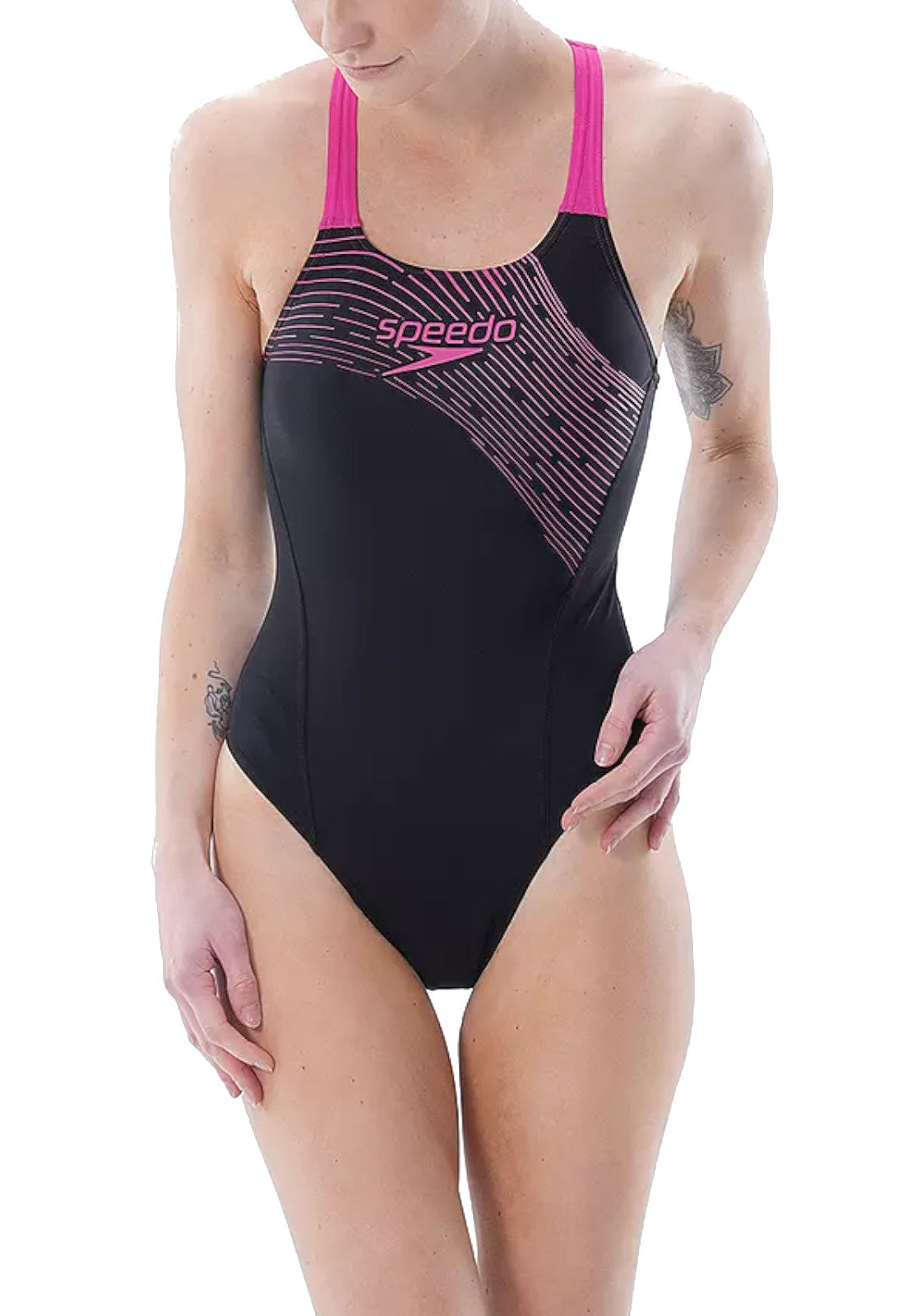 COSTUMI Nero/fucsia Speedo