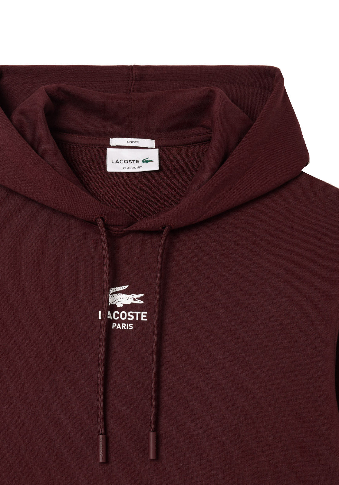 FELPE Bordeaux/bianco Lacoste