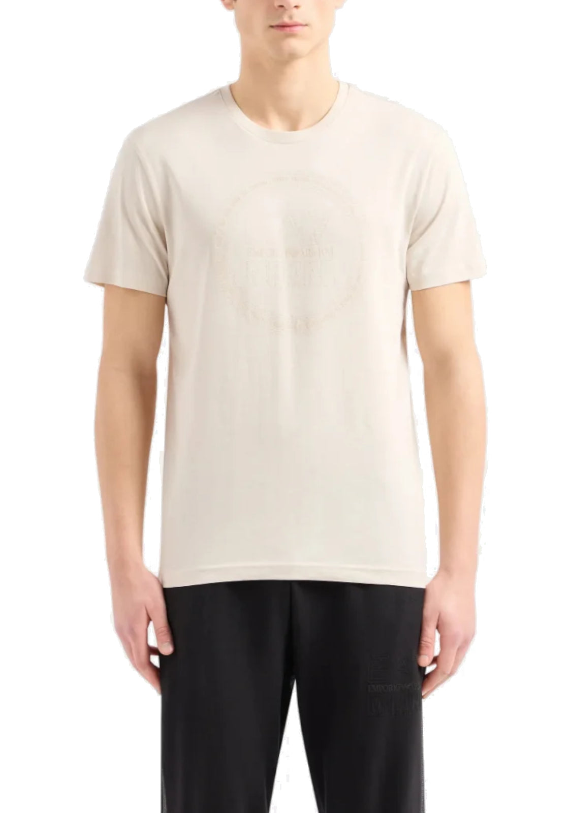 T-SHIRT E CANOTTE Beige/bianco Ea7