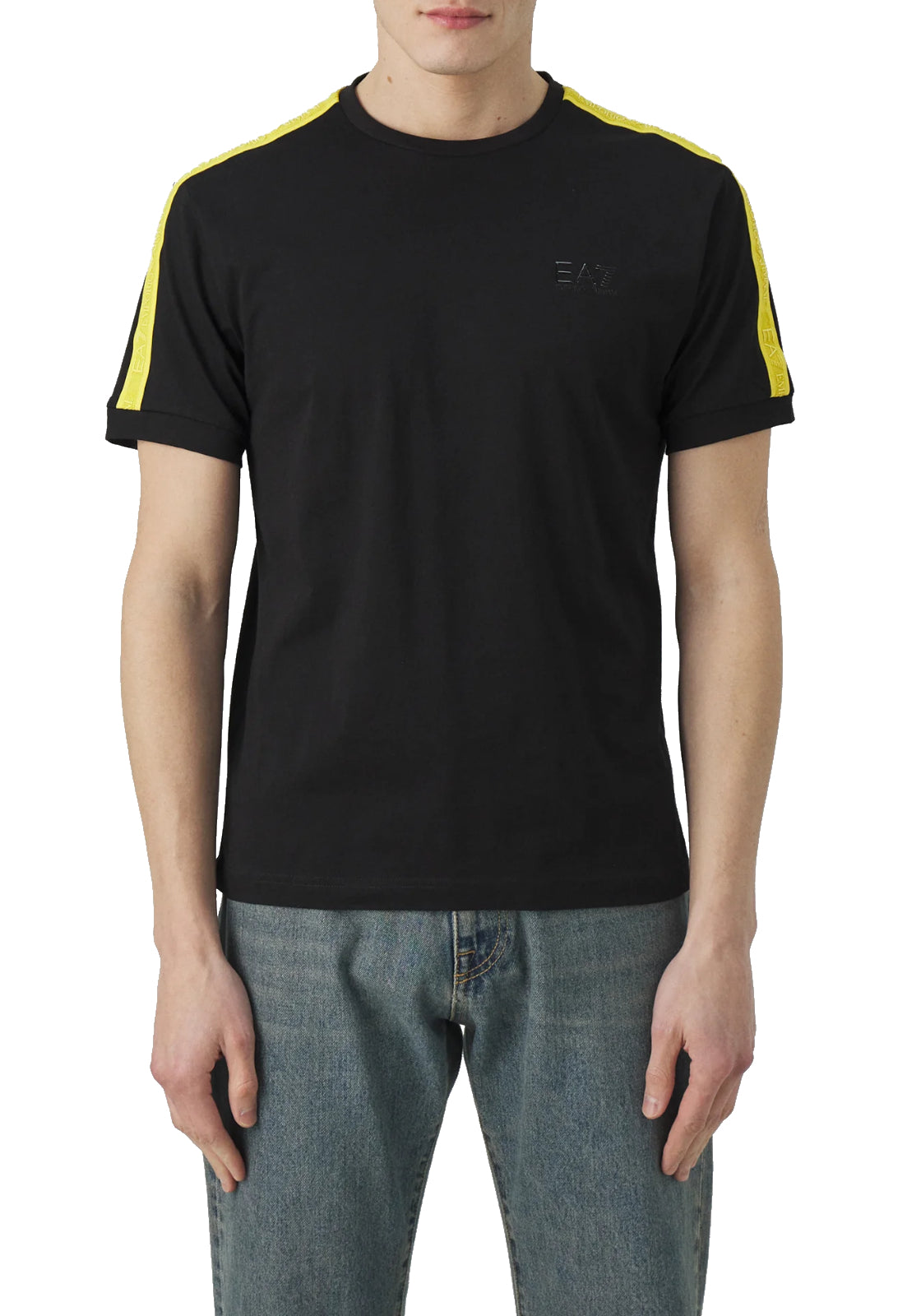 T-SHIRT E CANOTTE Nero/giallo Ea7