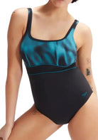 COSTUMI Nero/turchese Speedo