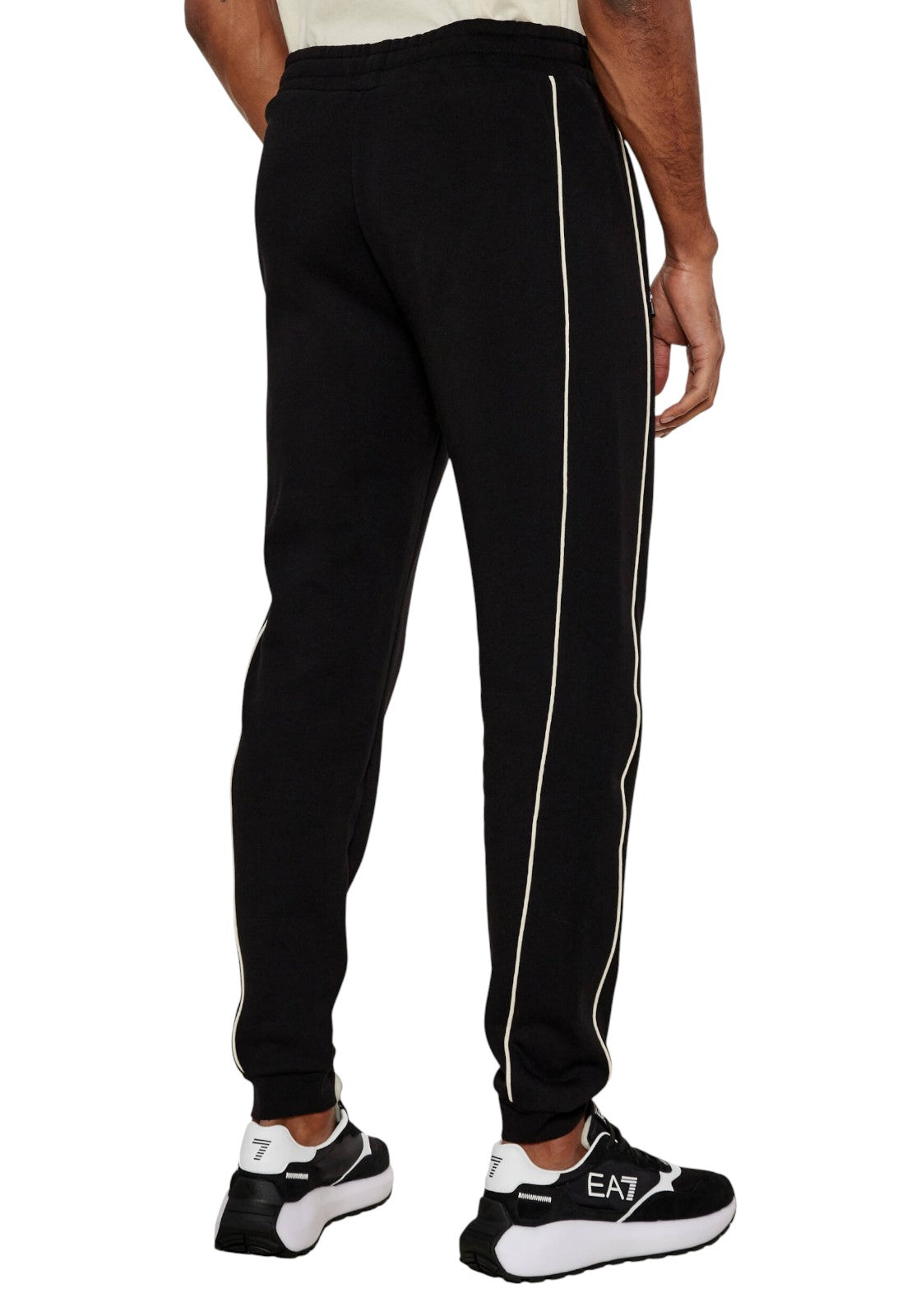 PANTALONI Nero/bianco Ea7