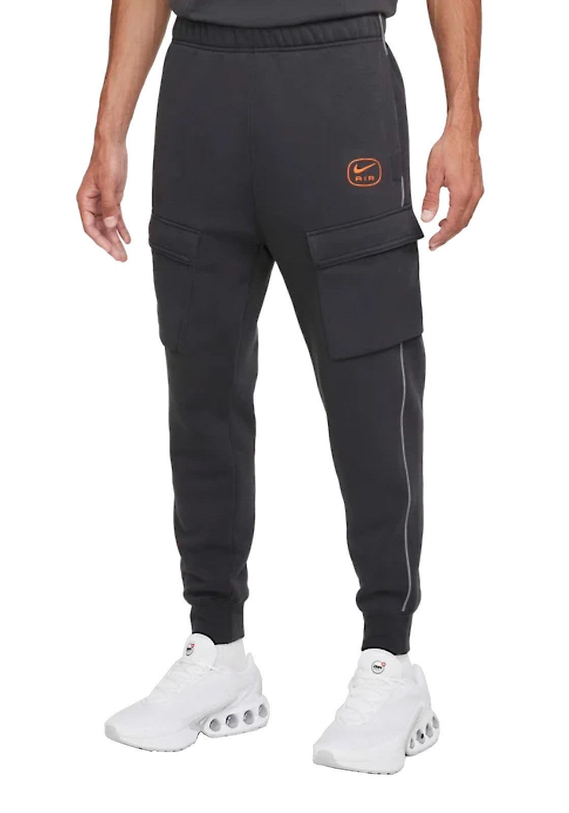 PANTALONI Grigio/arancio Nike