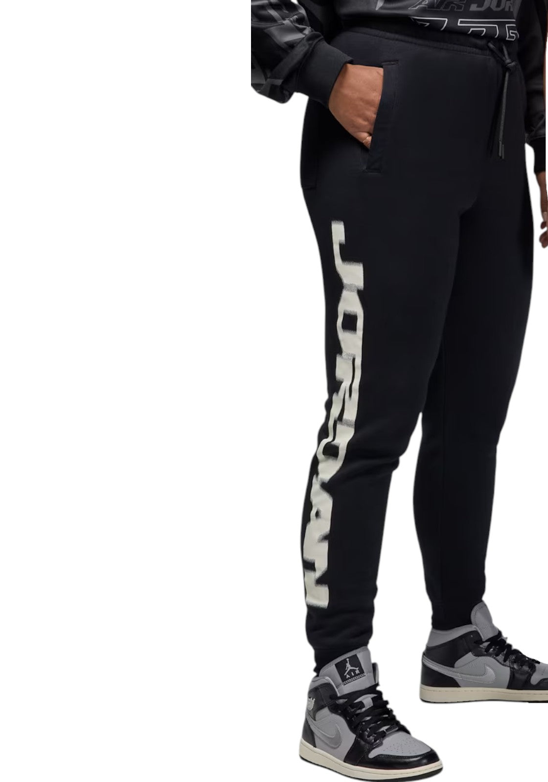 PANTALONI Nero/bianco Nike