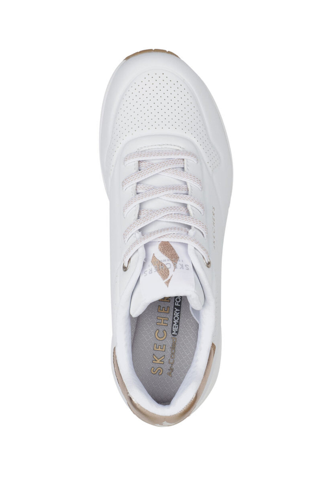 SCARPE Bianco/argento Skechers