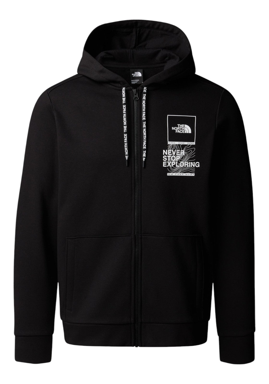 FELPE Nero/bianco The North Face