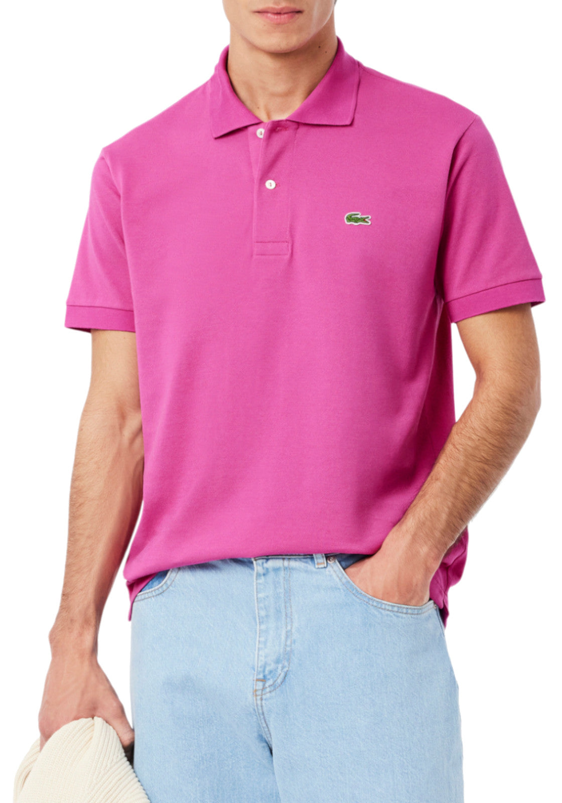 MAGLIONI E POLO Fucsia Lacoste