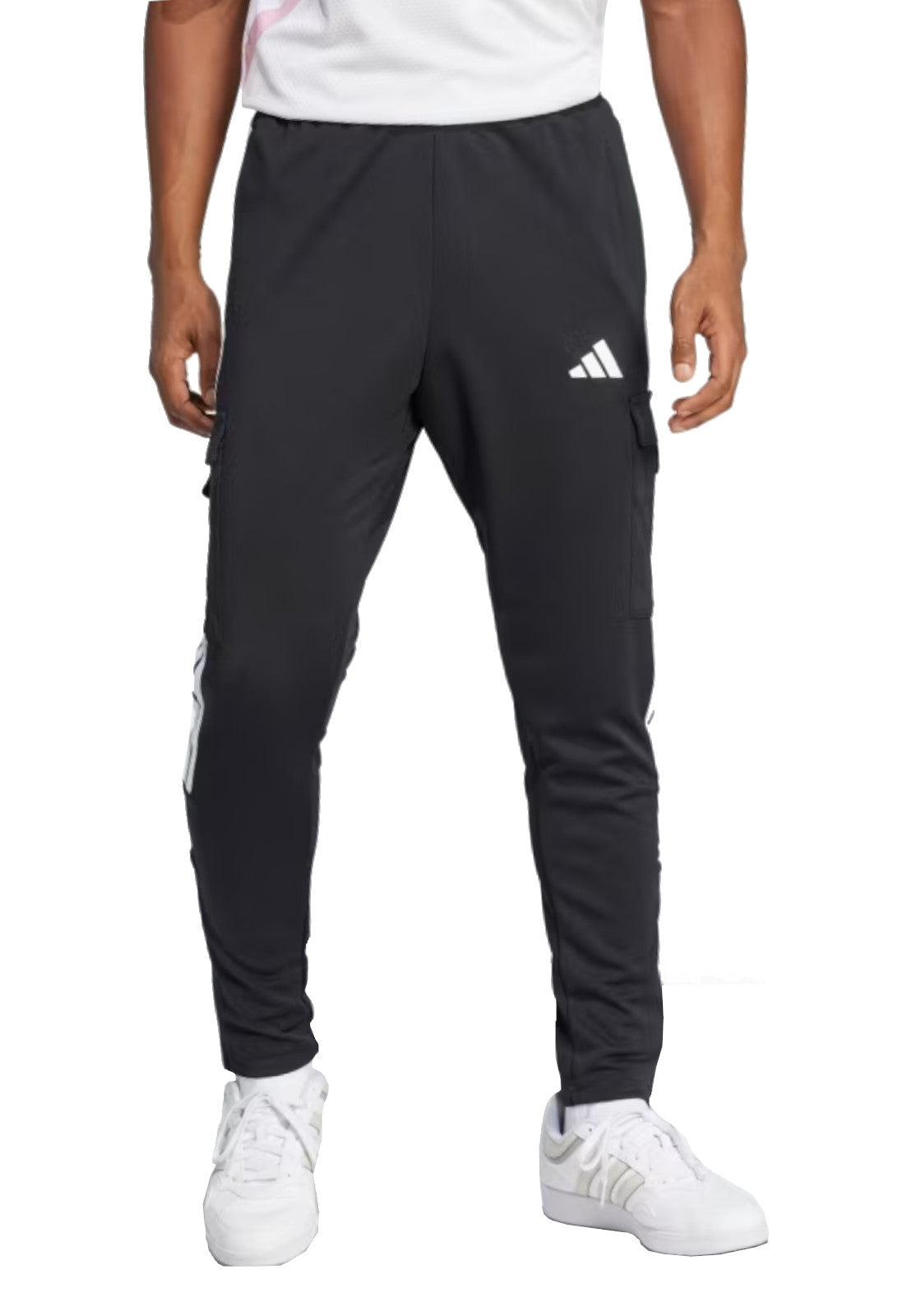 PANTALONI Nero/bianco Adidas