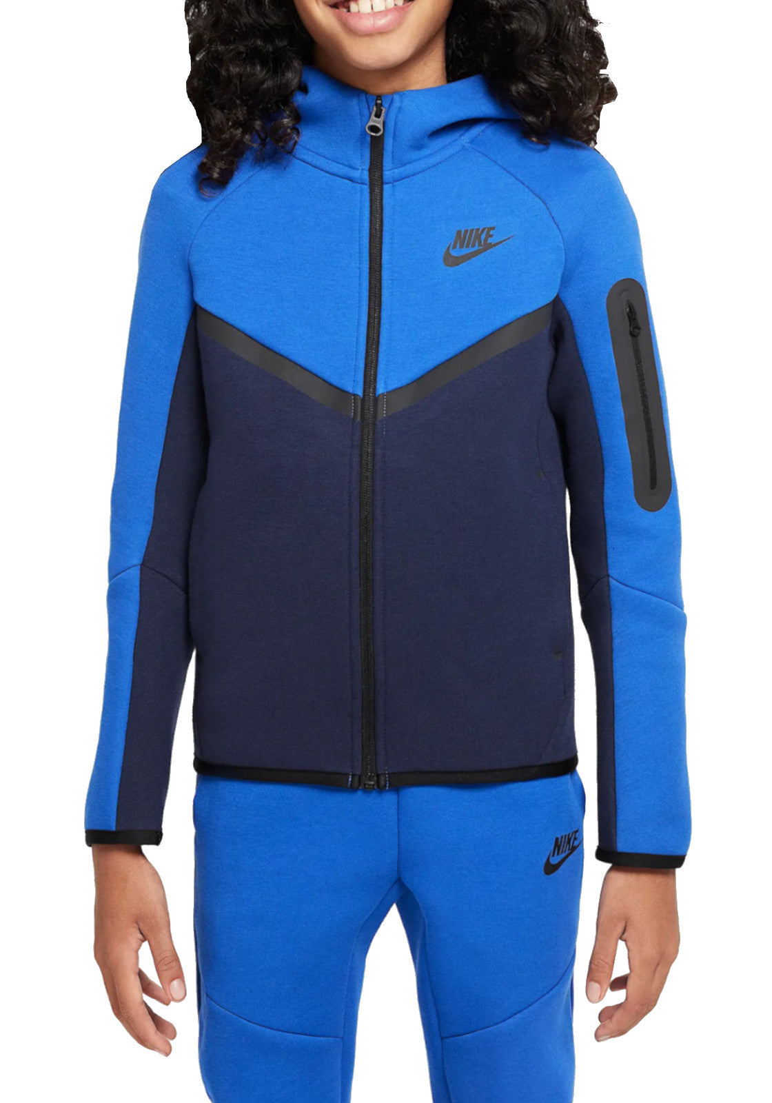 FELPE Azzurro/nero Nike